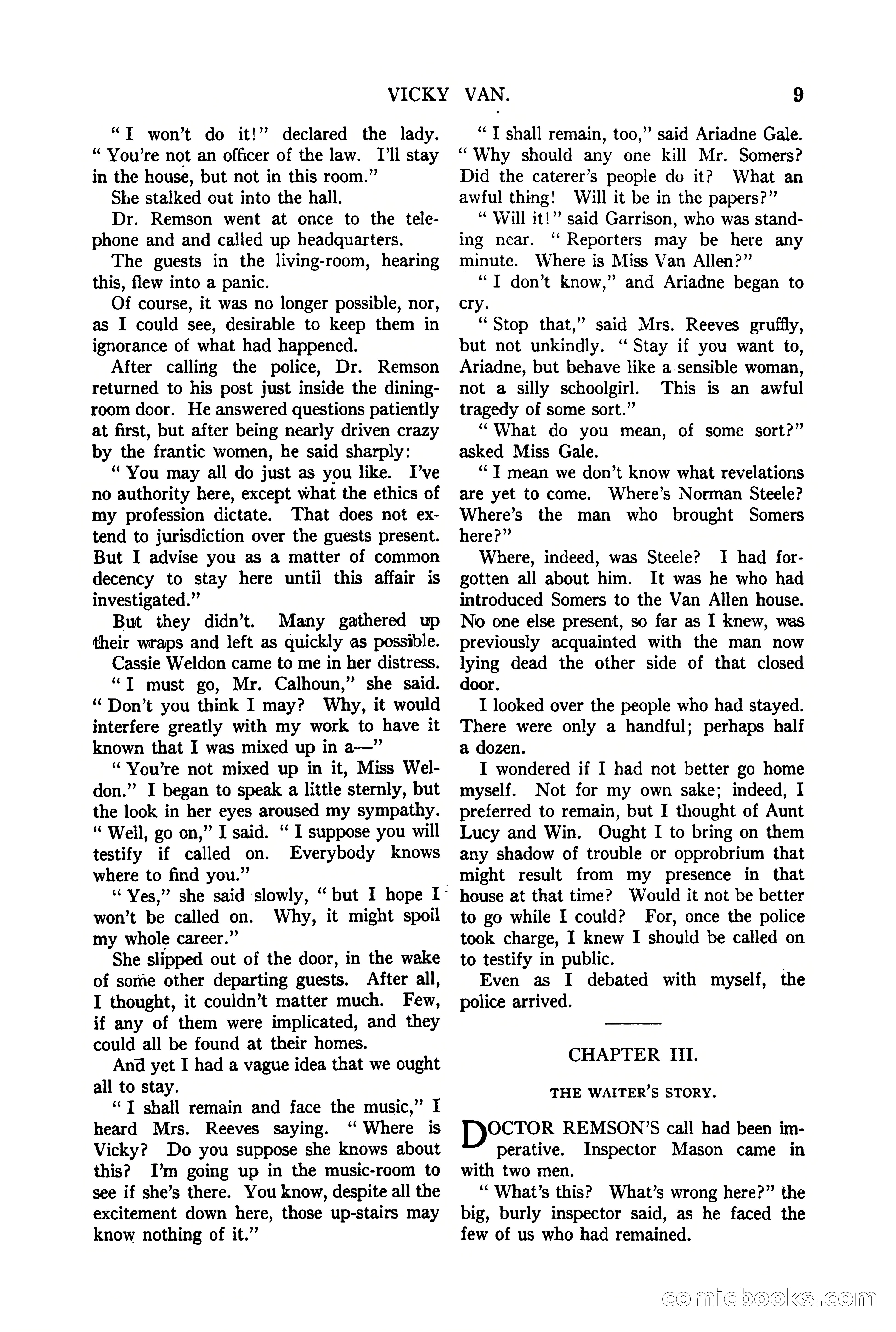 The Argosy, Vol. 90 No. 1 — page 15 of 200
