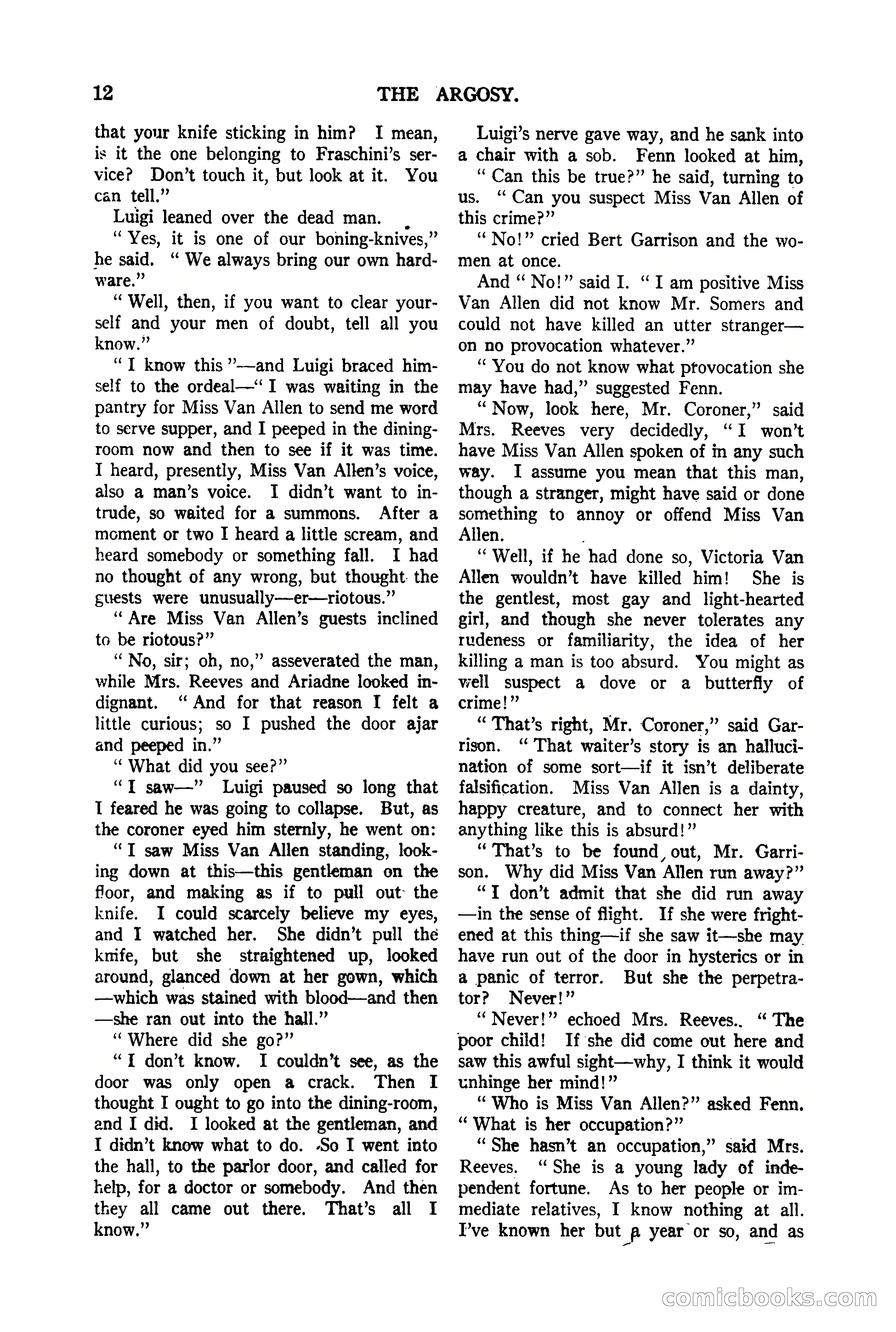 The Argosy, Vol. 90 No. 1 — page 18 of 200