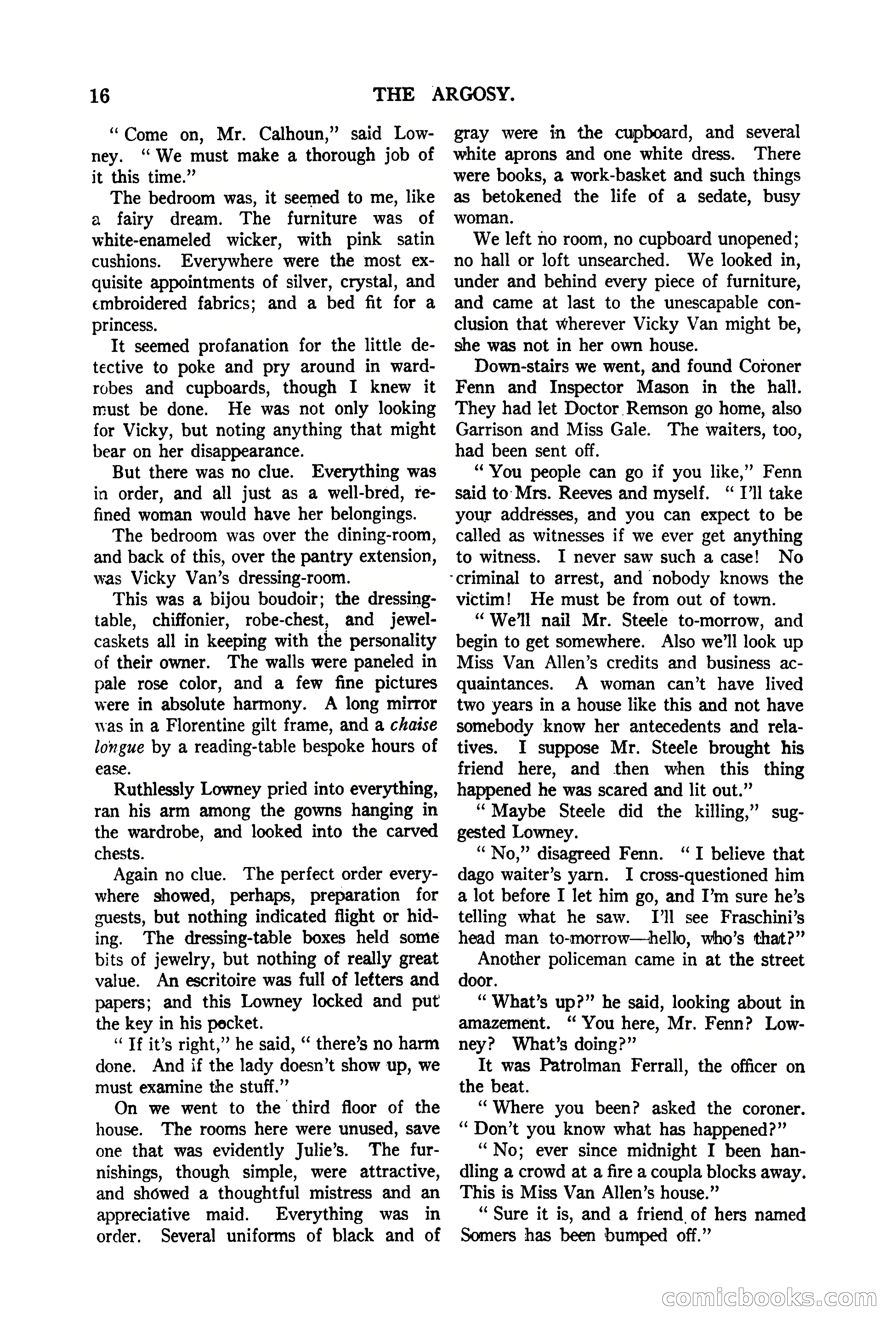 The Argosy, Vol. 90 No. 1 — page 22 of 200