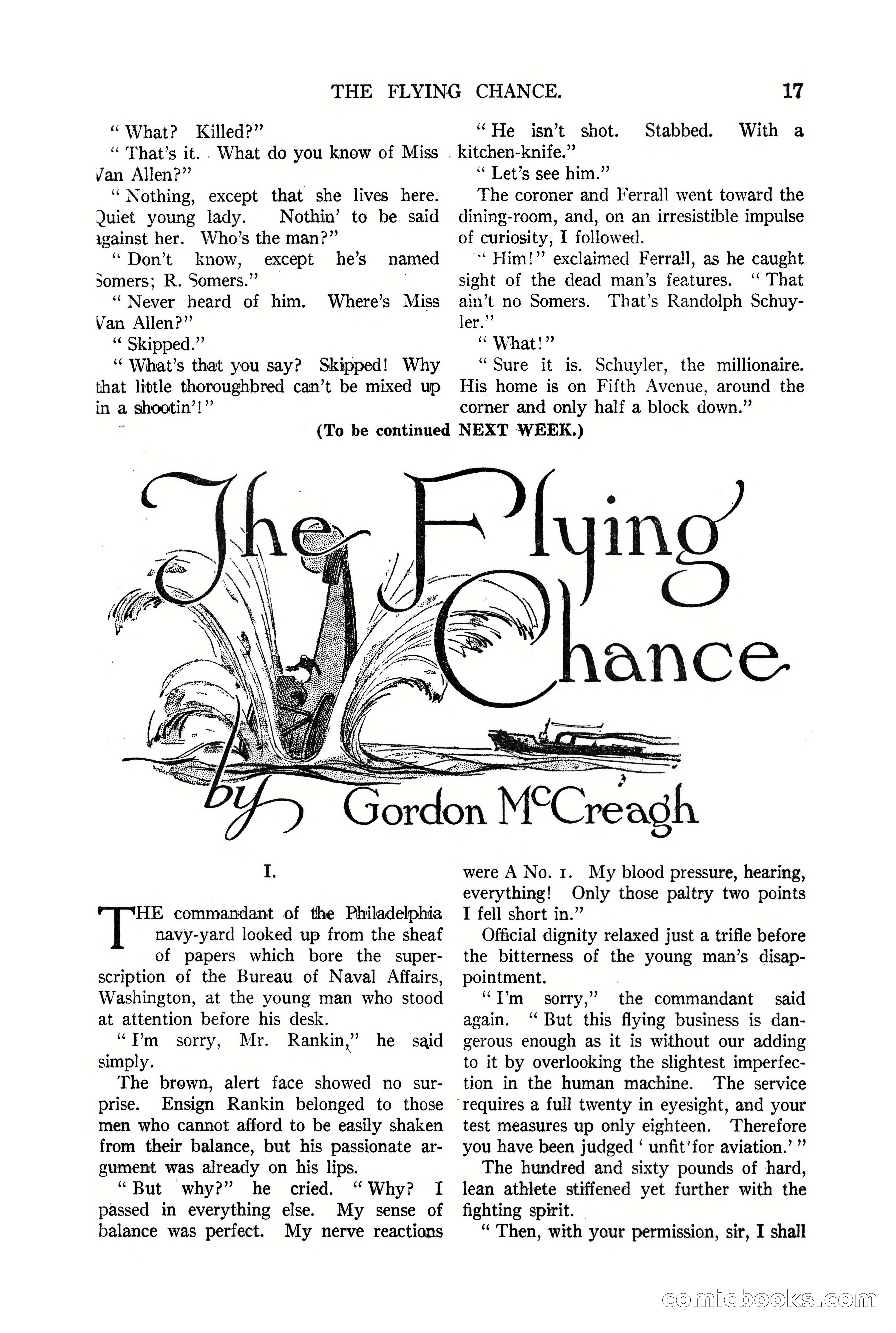 The Argosy, Vol. 90 No. 1 — page 23 of 200