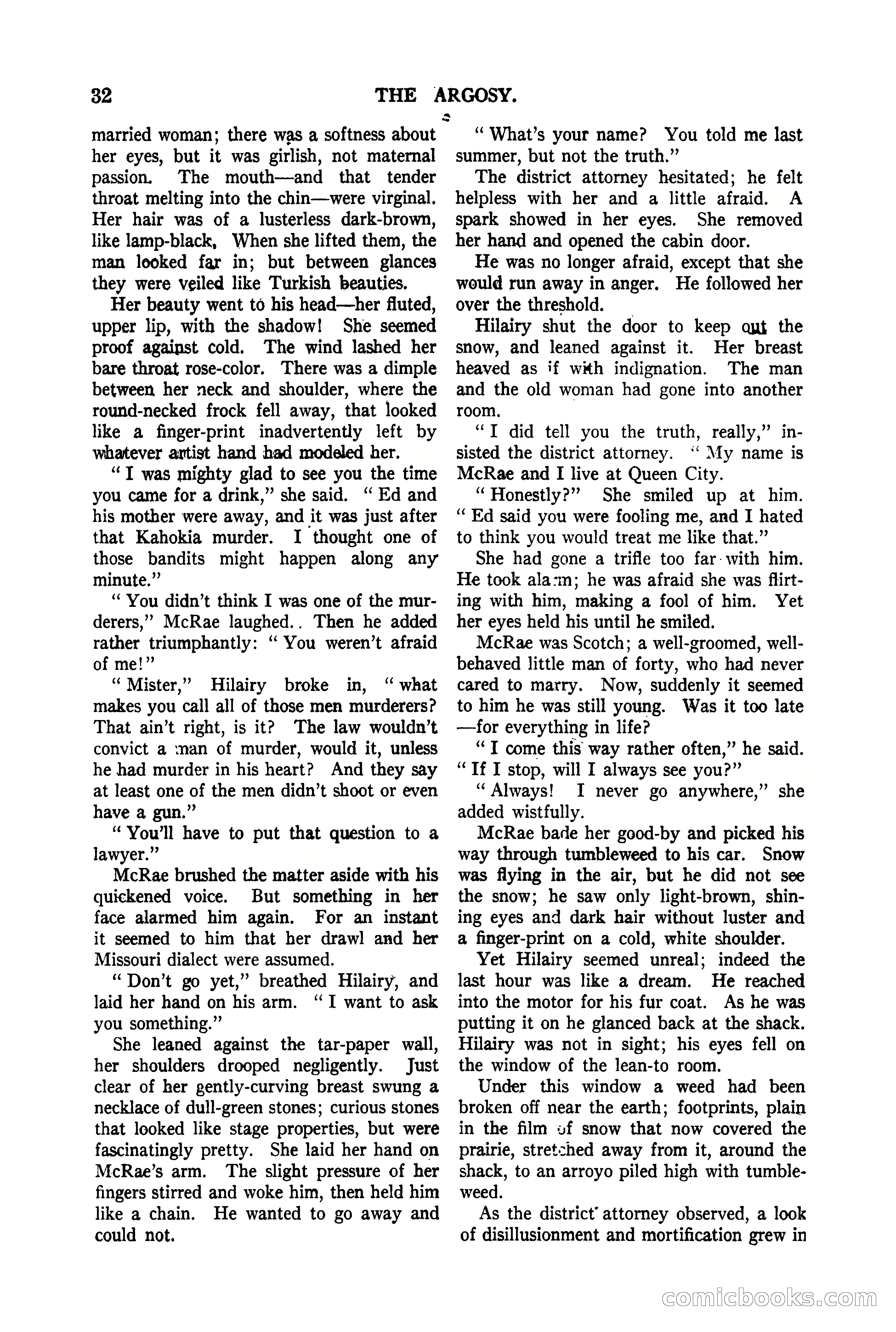 The Argosy, Vol. 90 No. 1 — page 38 of 200