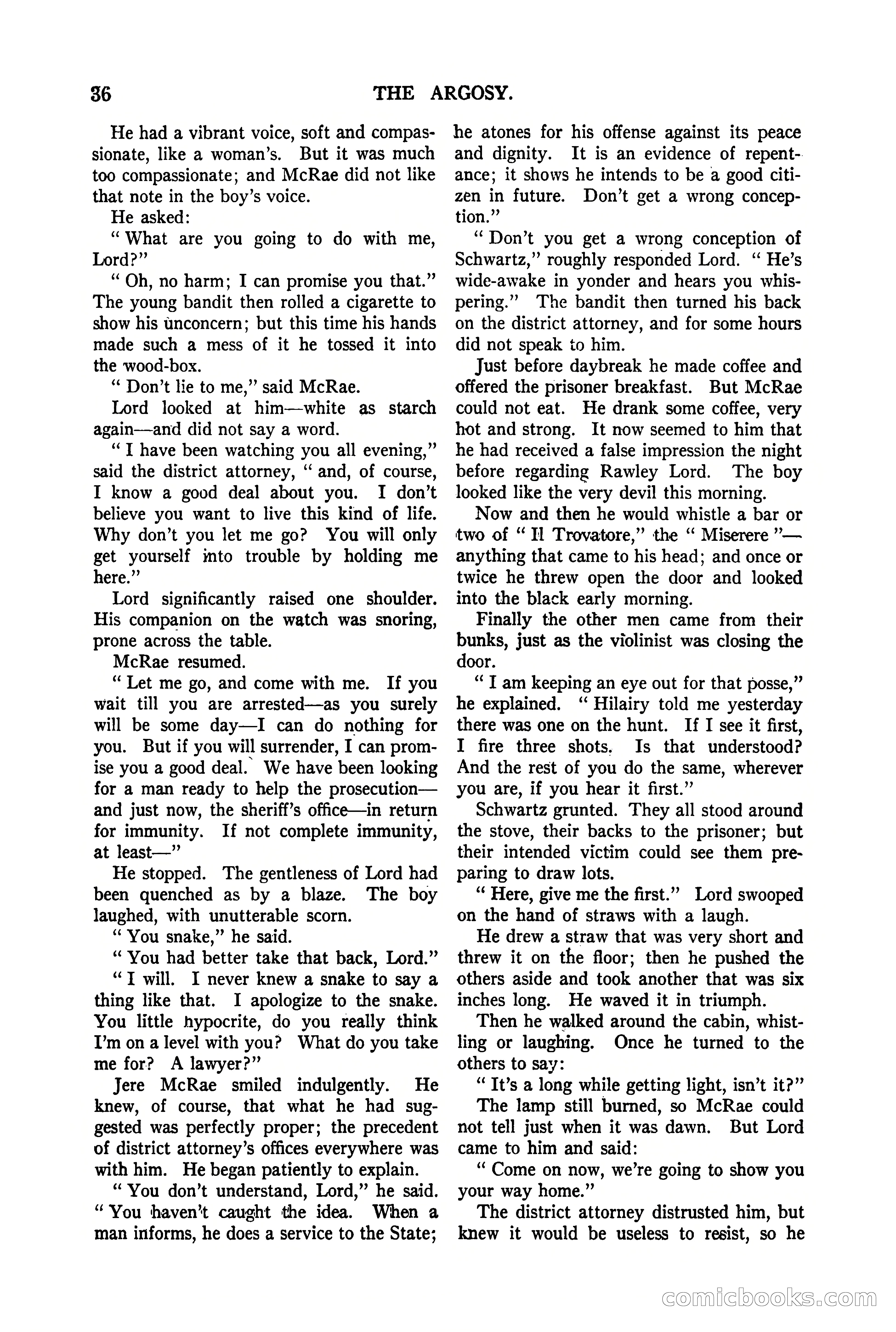 The Argosy, Vol. 90 No. 1 — page 42 of 200