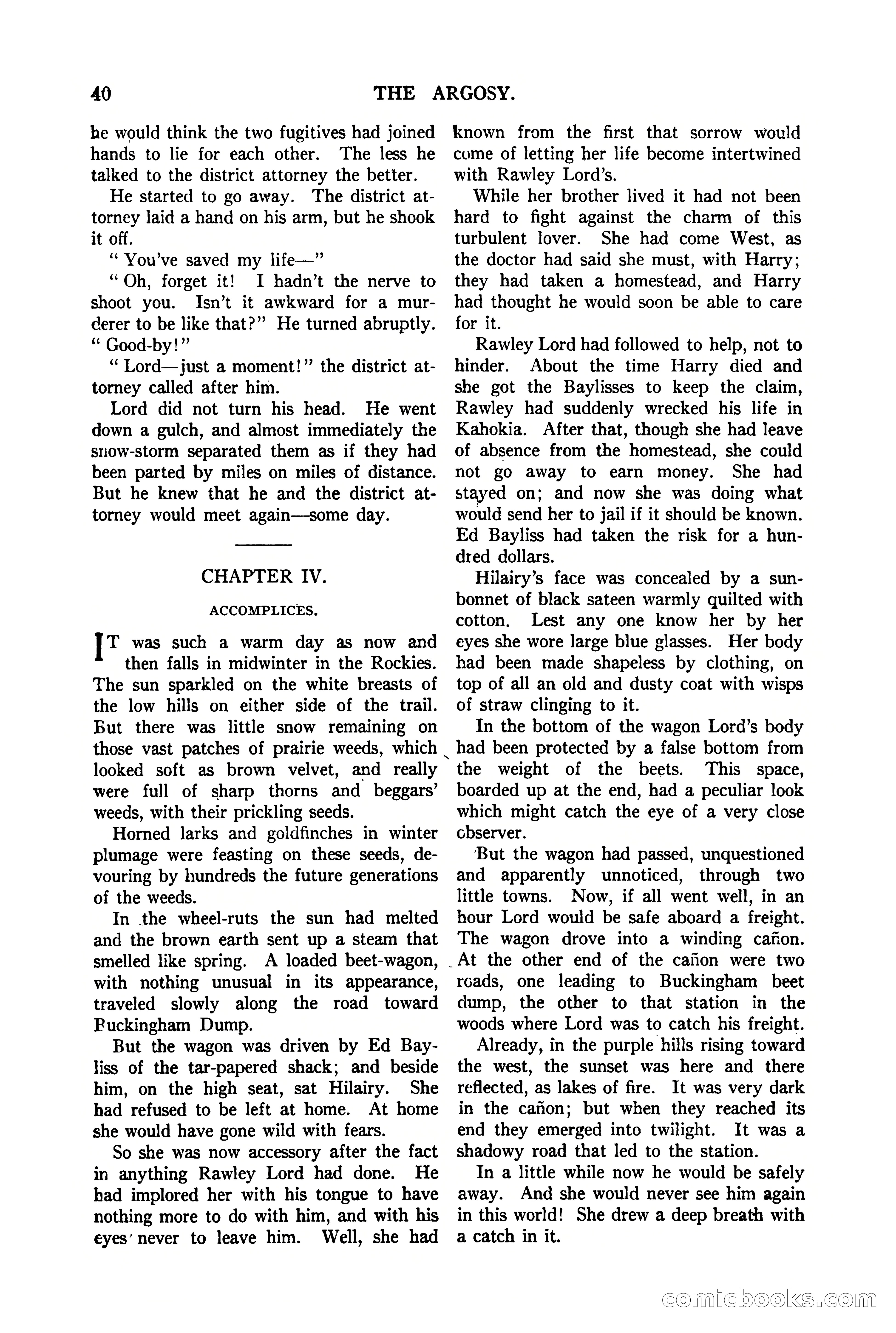 The Argosy, Vol. 90 No. 1 — page 46 of 200