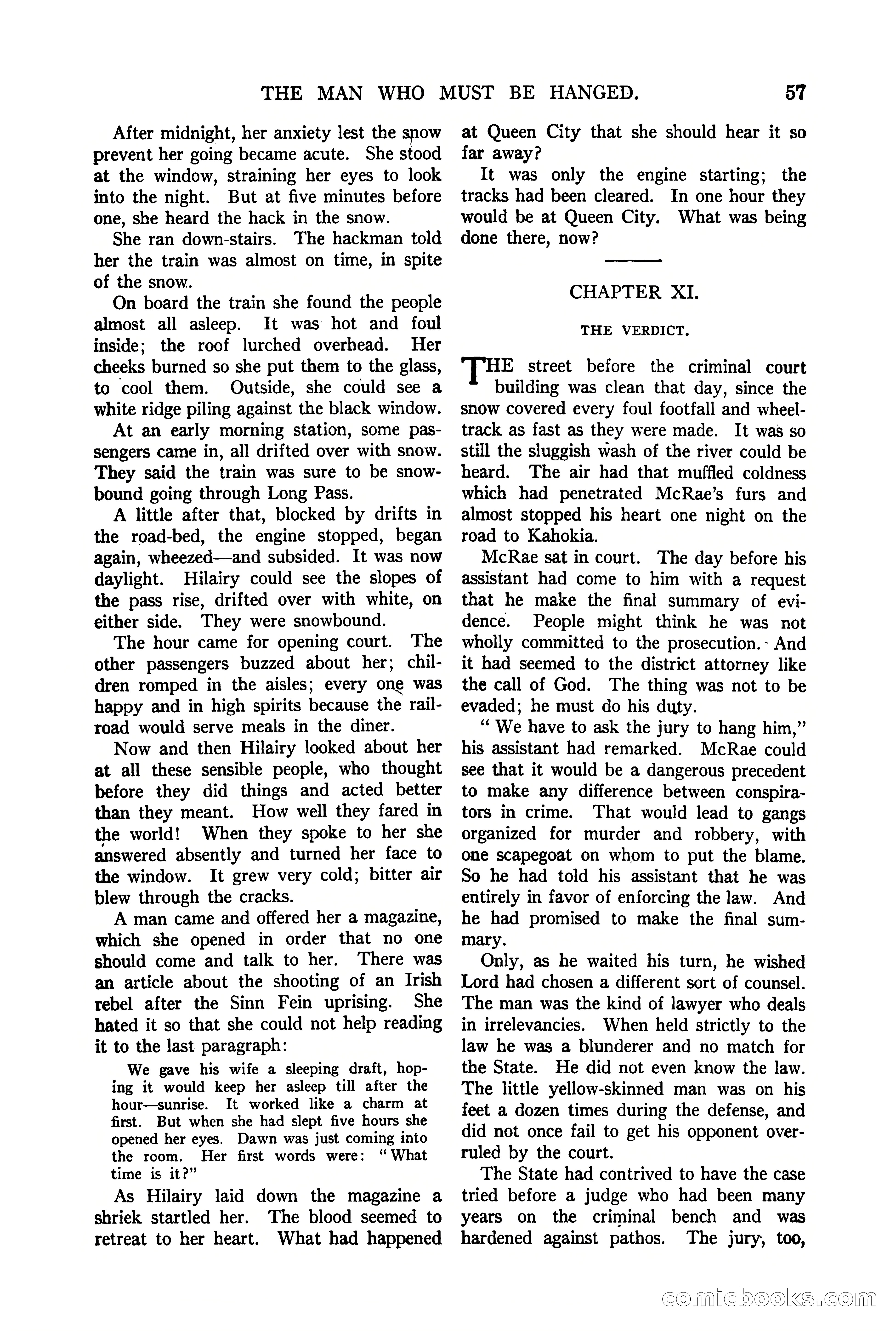 The Argosy, Vol. 90 No. 1 — page 63 of 200