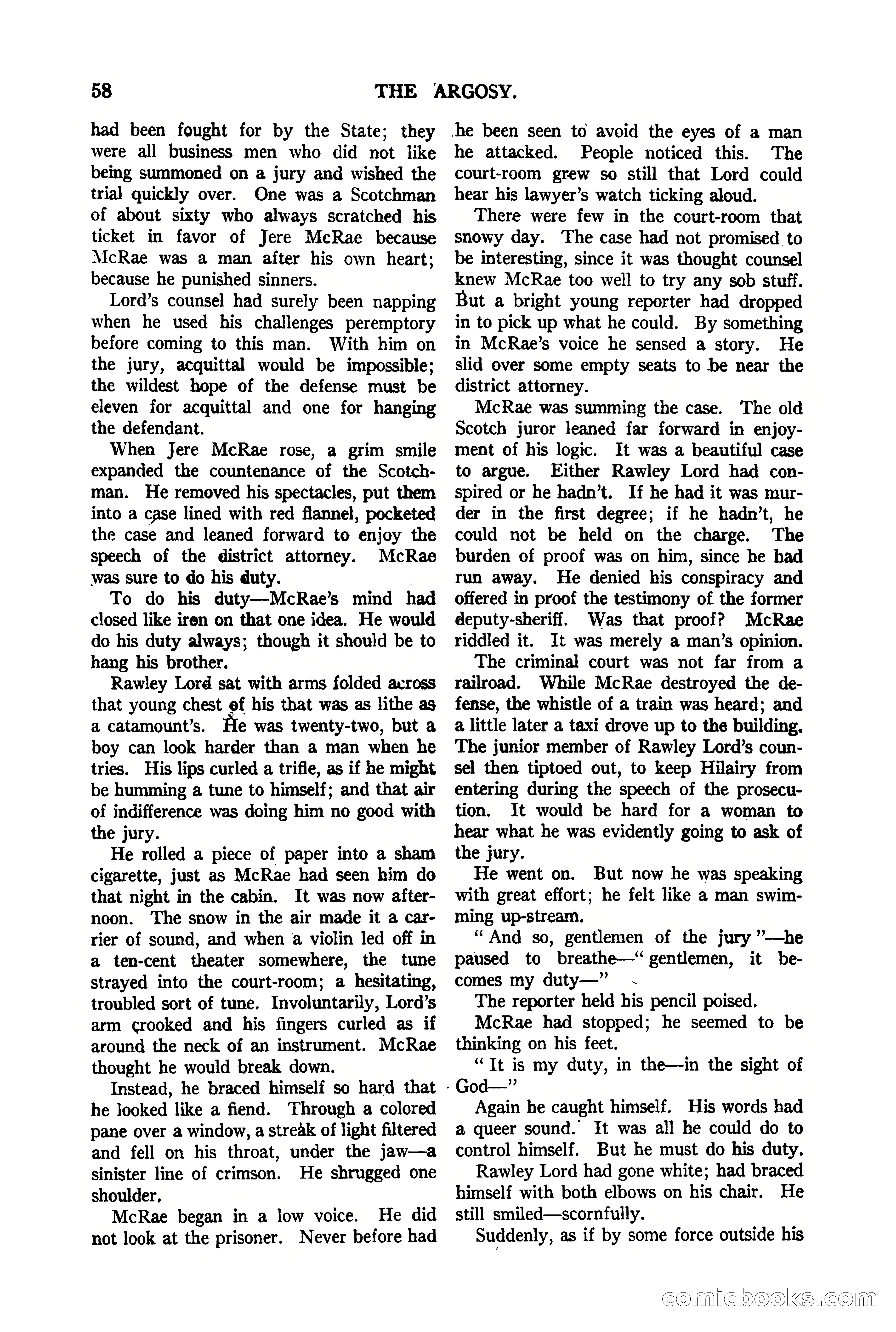 The Argosy, Vol. 90 No. 1 — page 64 of 200