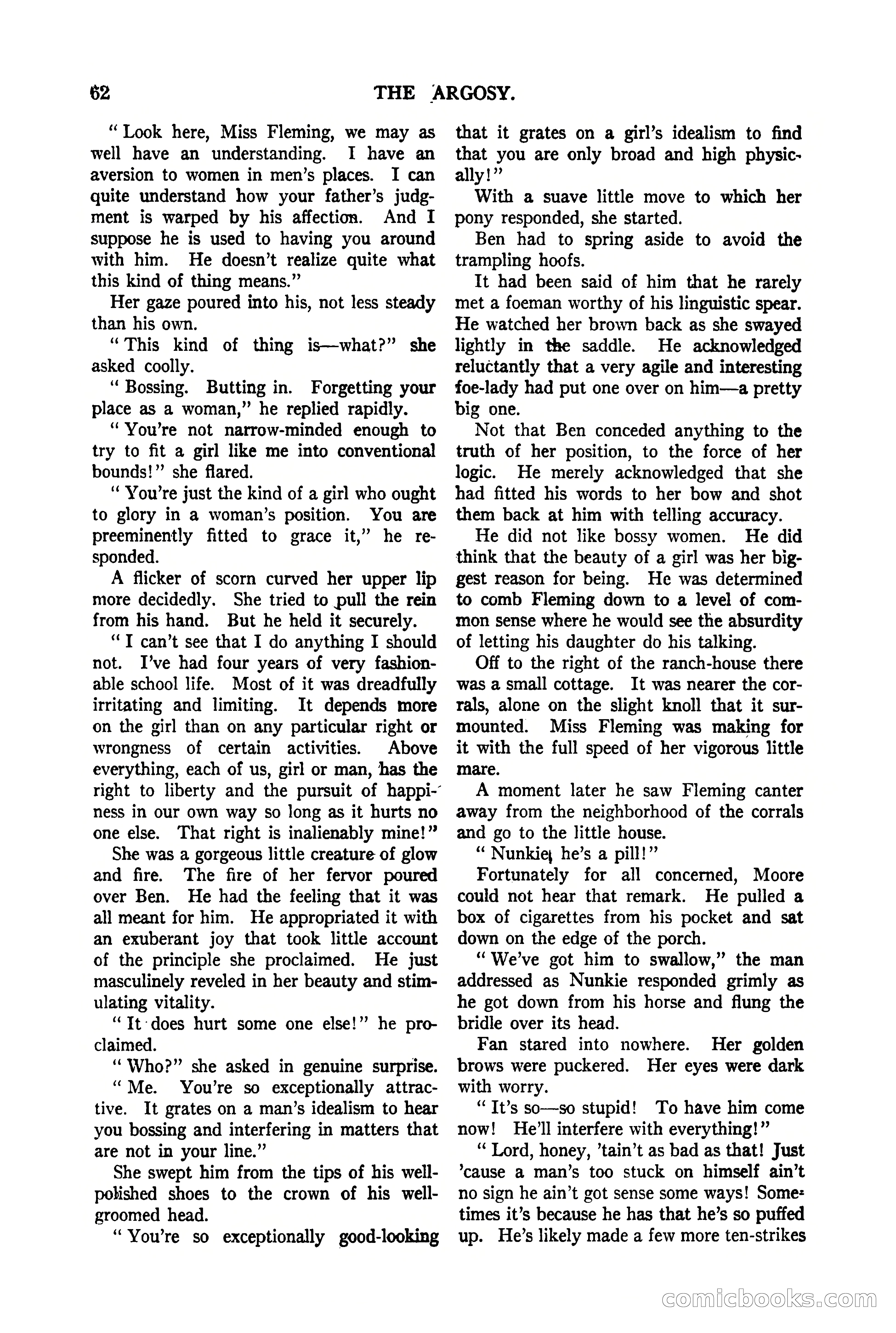 The Argosy, Vol. 90 No. 1 — page 68 of 200