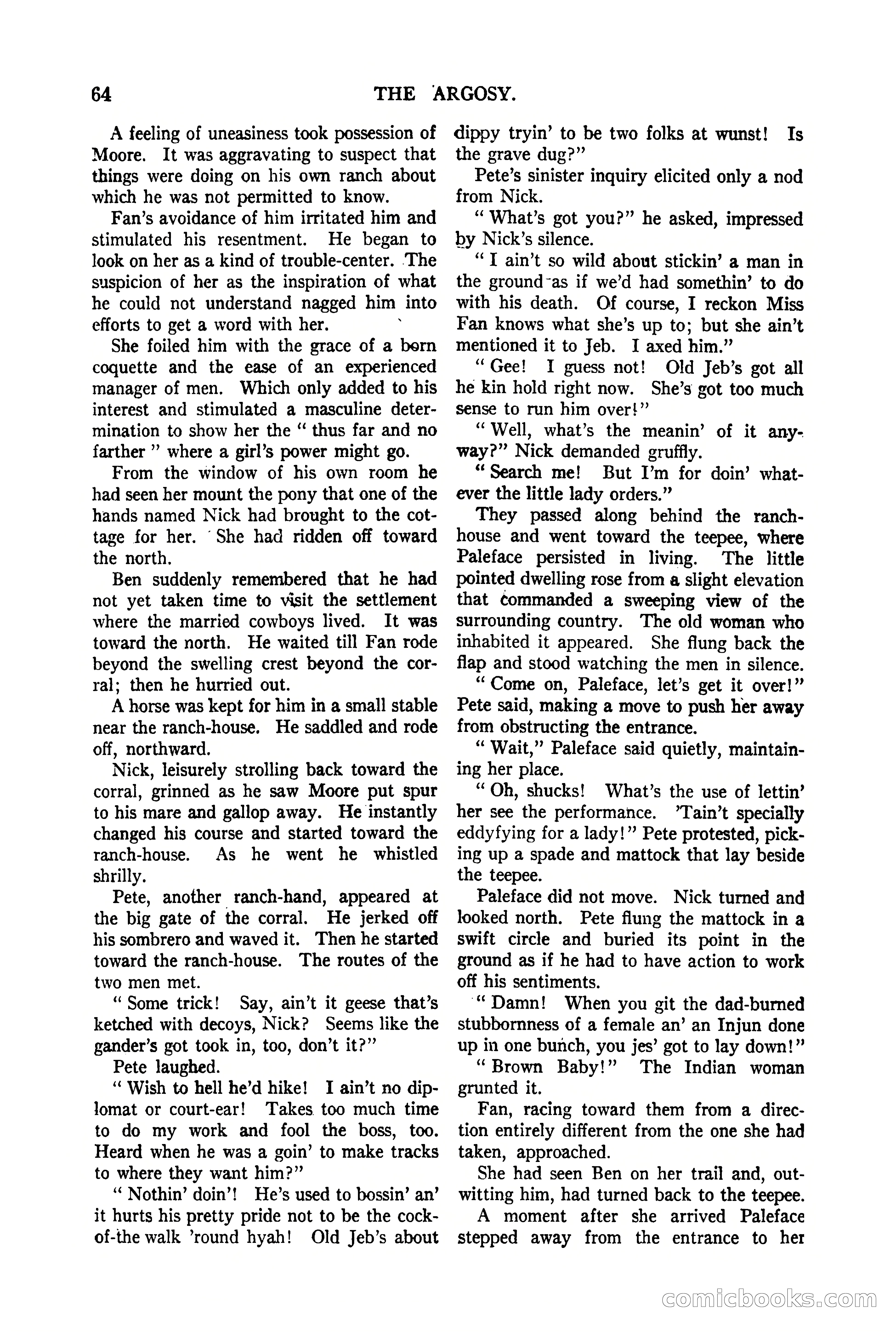 The Argosy, Vol. 90 No. 1 — page 70 of 200