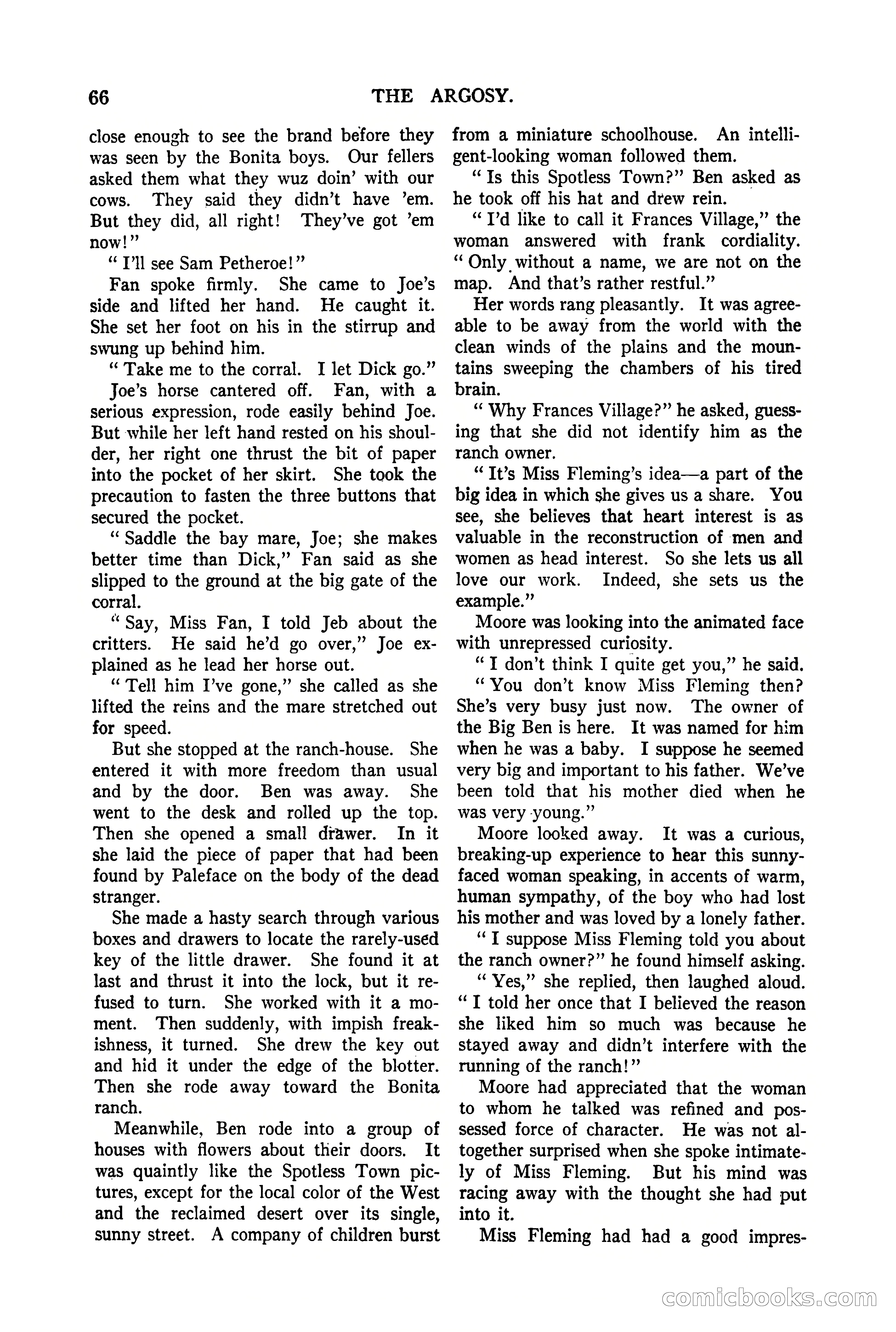 The Argosy, Vol. 90 No. 1 — page 72 of 200