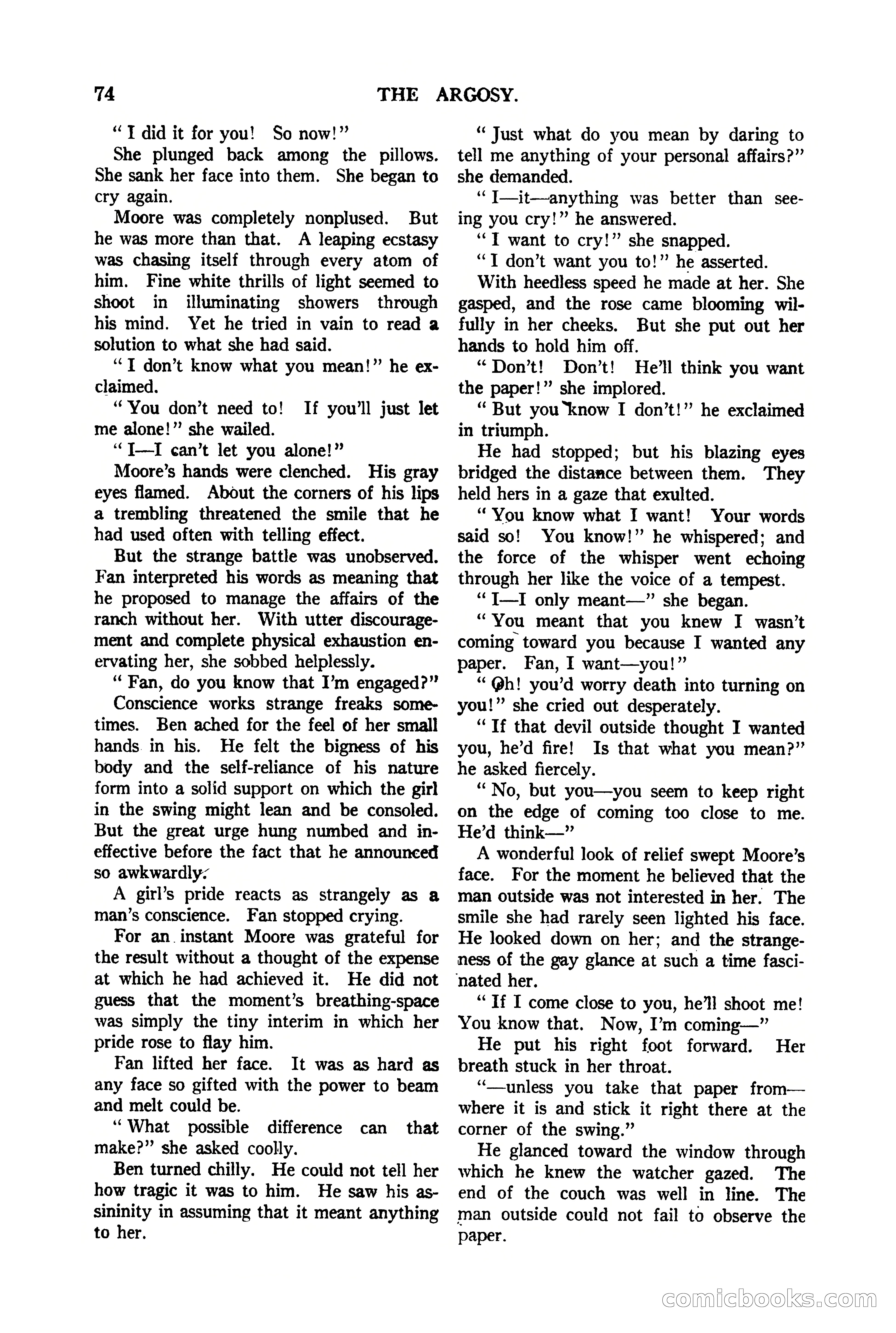 The Argosy, Vol. 90 No. 1 — page 80 of 200