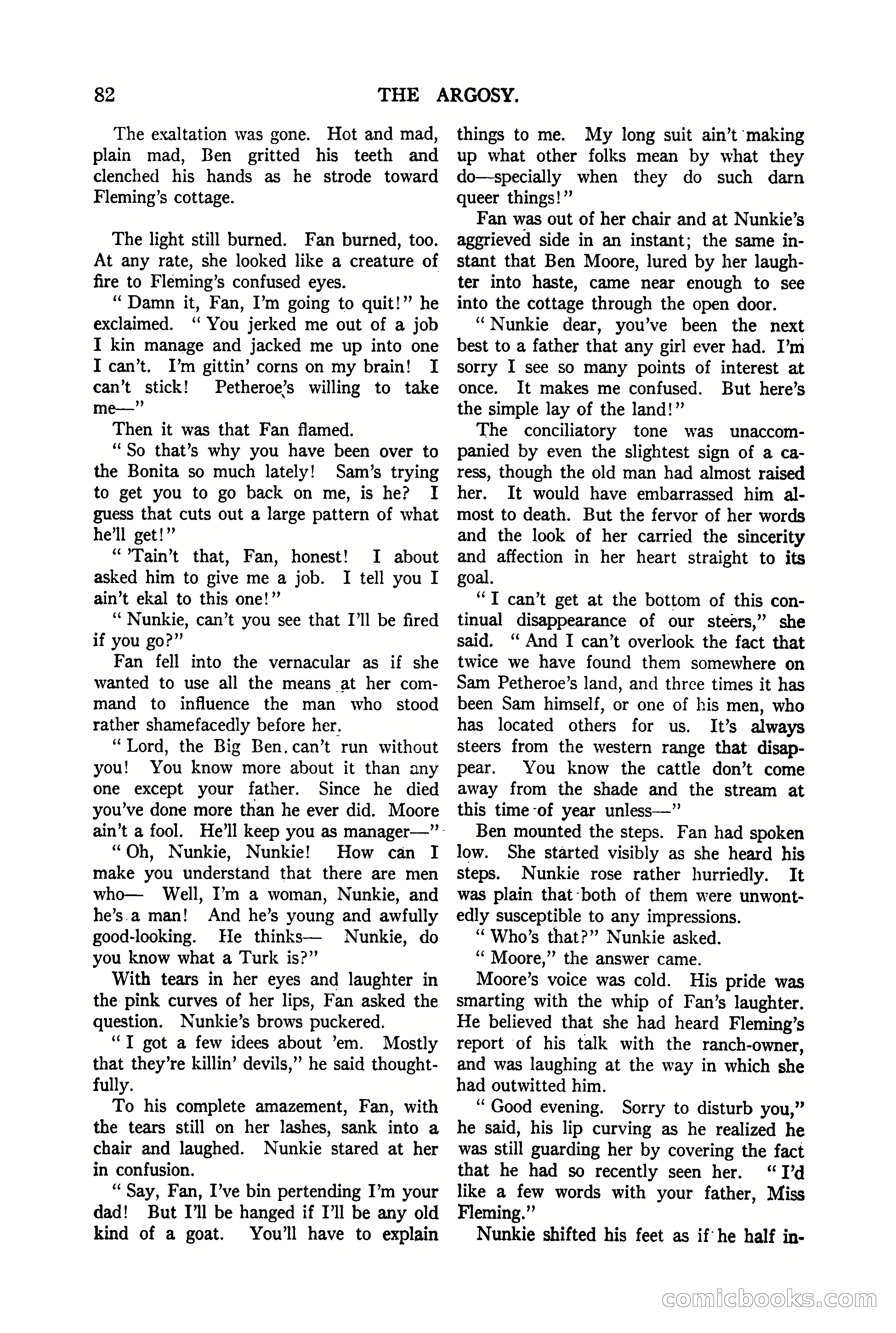 The Argosy, Vol. 90 No. 1 — page 88 of 200