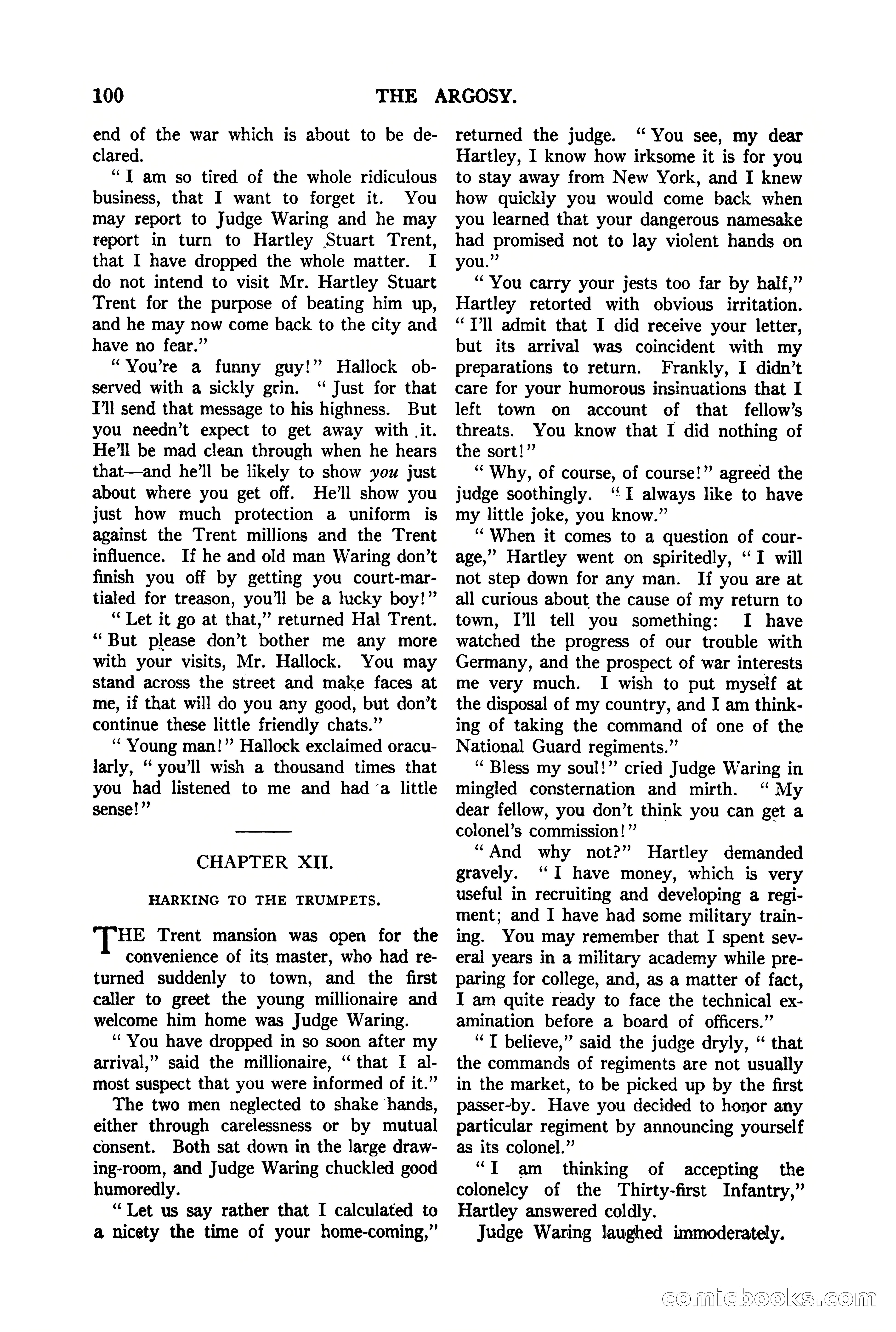 The Argosy, Vol. 90 No. 1 — page 106 of 200