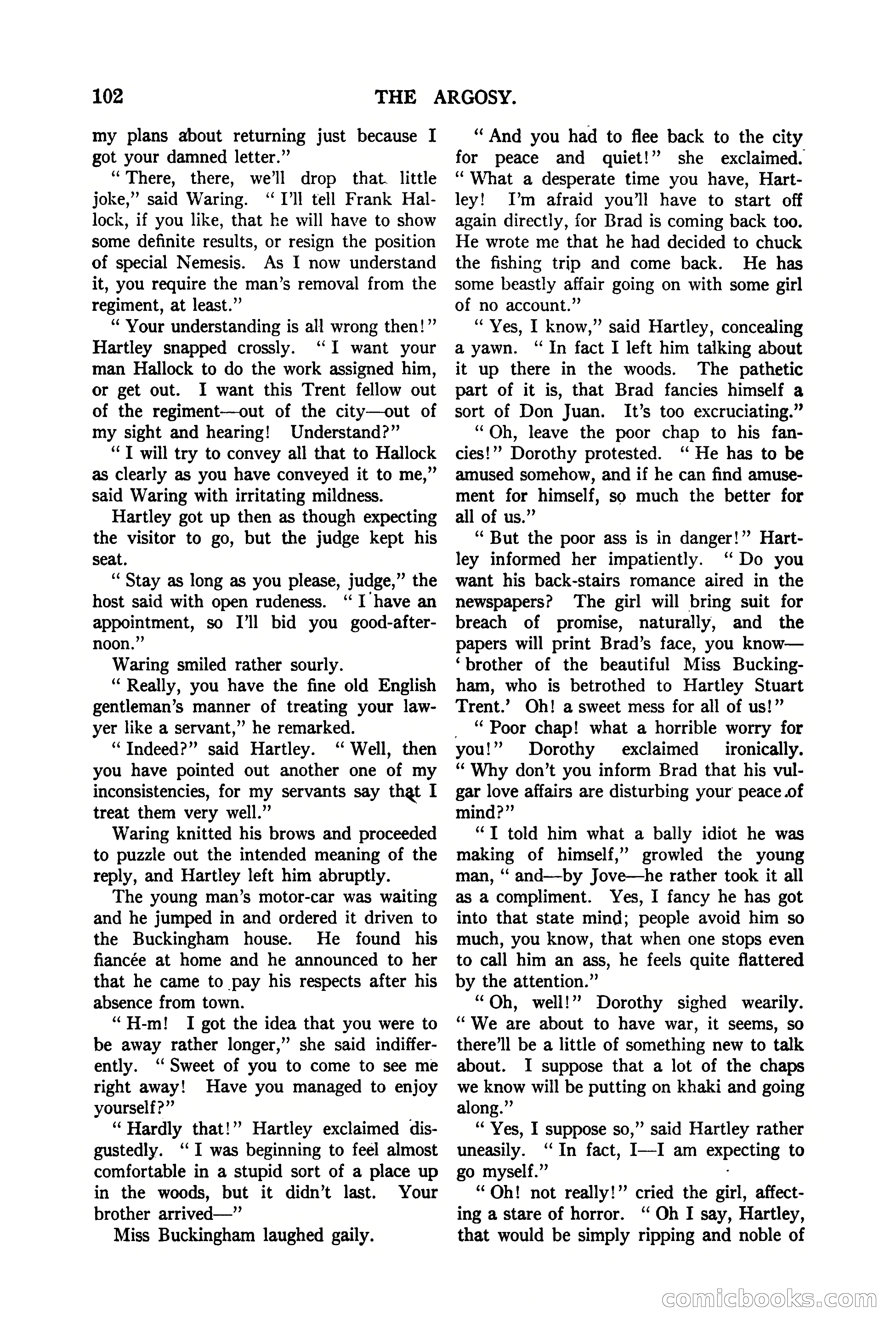 The Argosy, Vol. 90 No. 1 — page 108 of 200