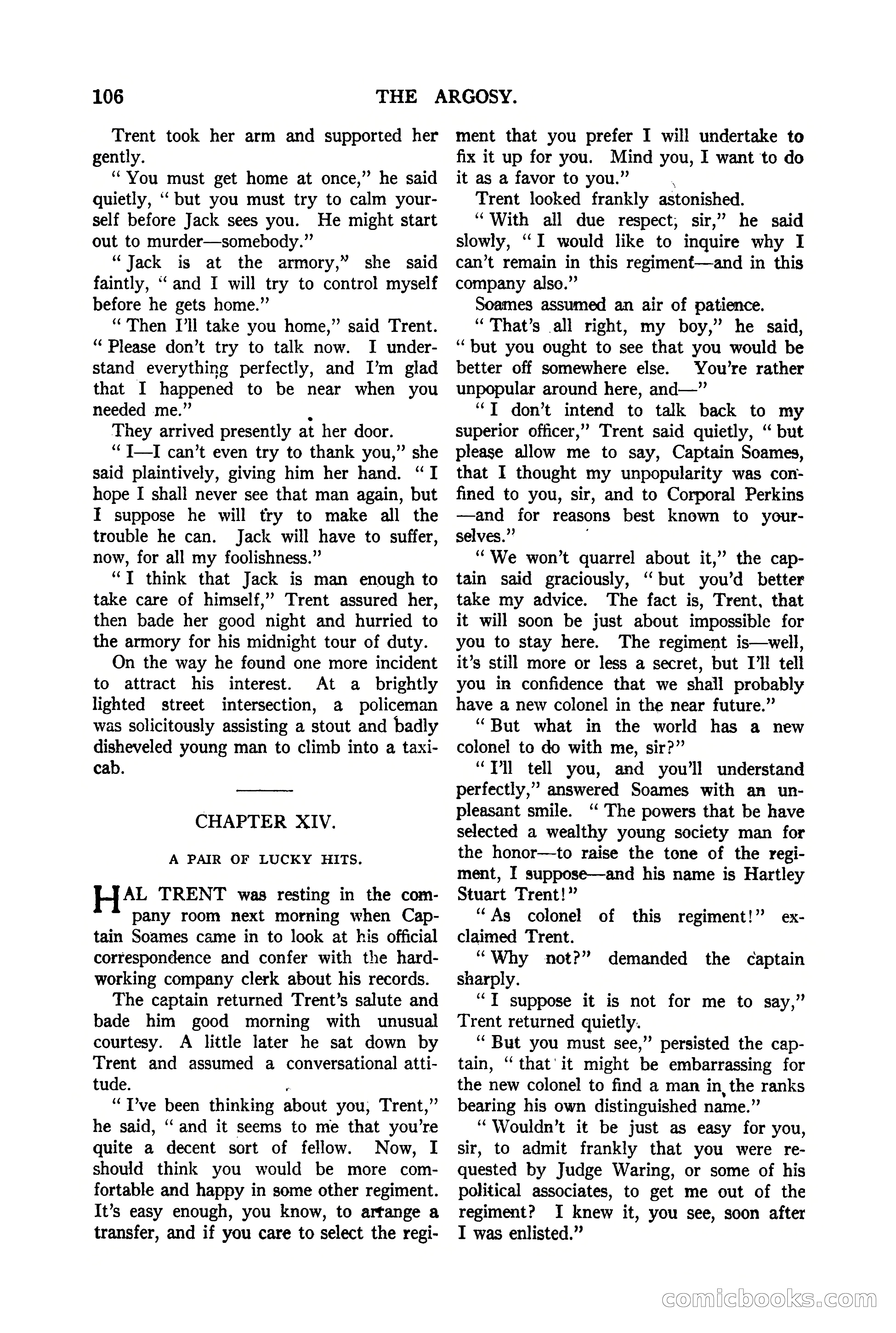 The Argosy, Vol. 90 No. 1 — page 112 of 200