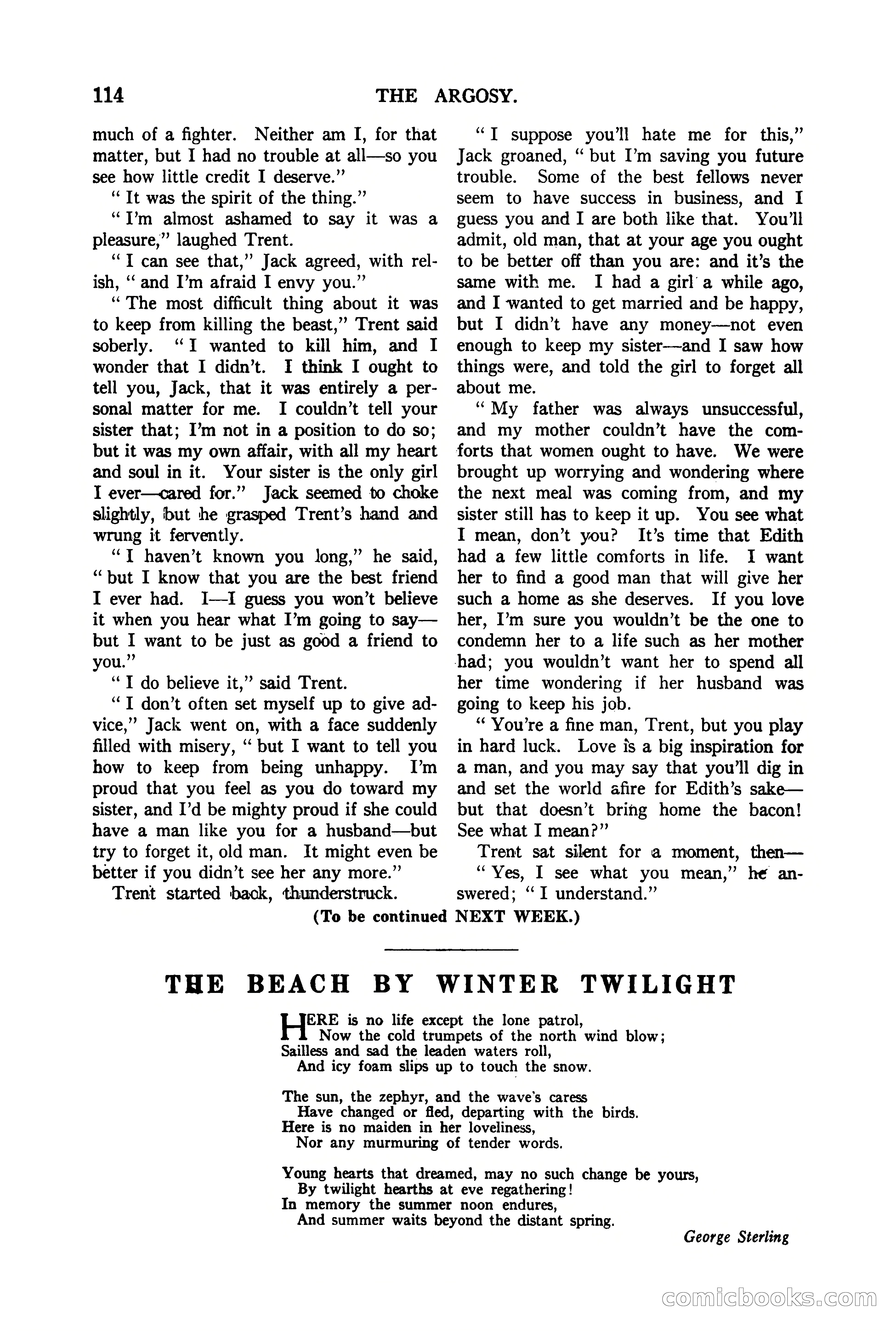 The Argosy, Vol. 90 No. 1 — page 120 of 200