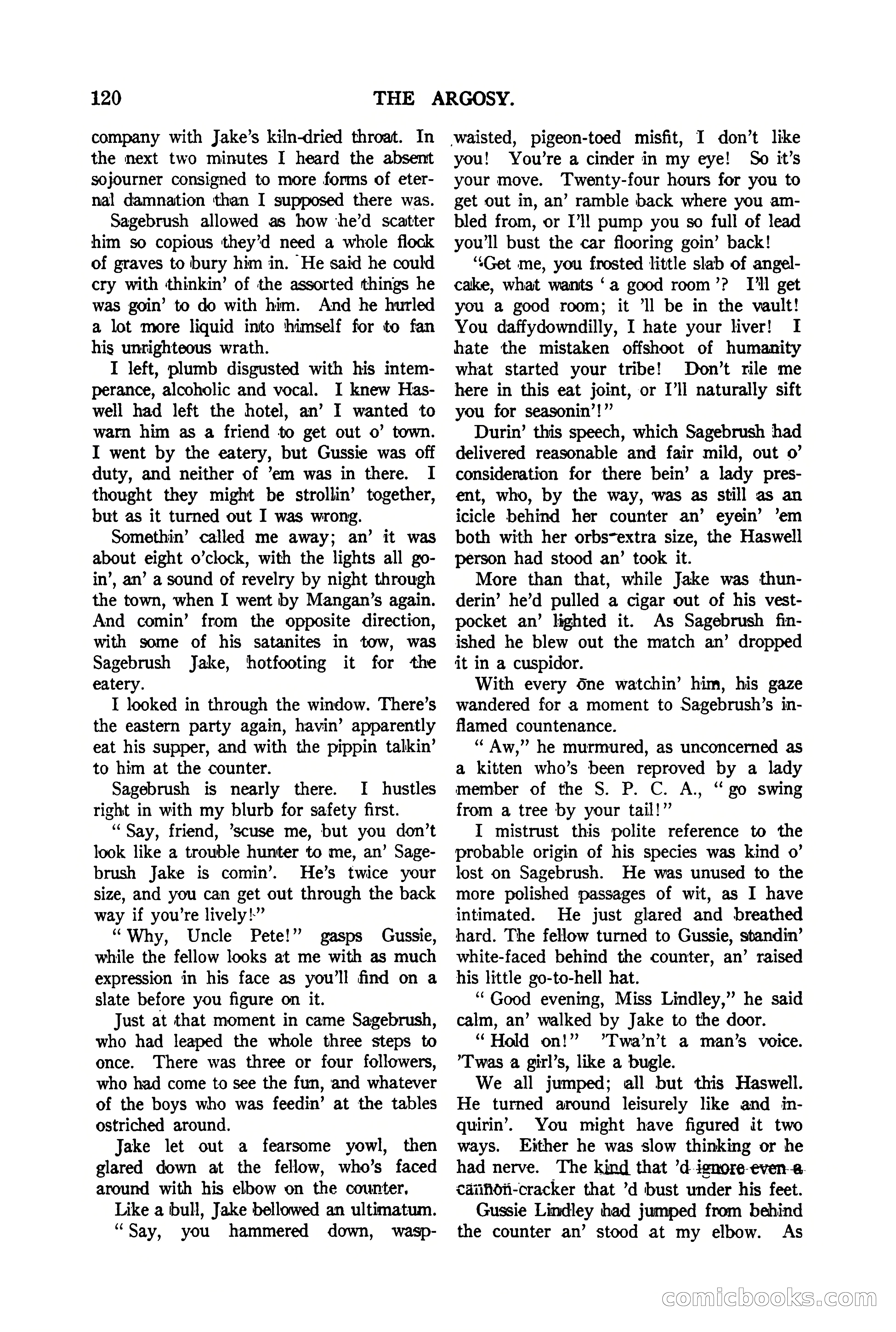 The Argosy, Vol. 90 No. 1 — page 126 of 200