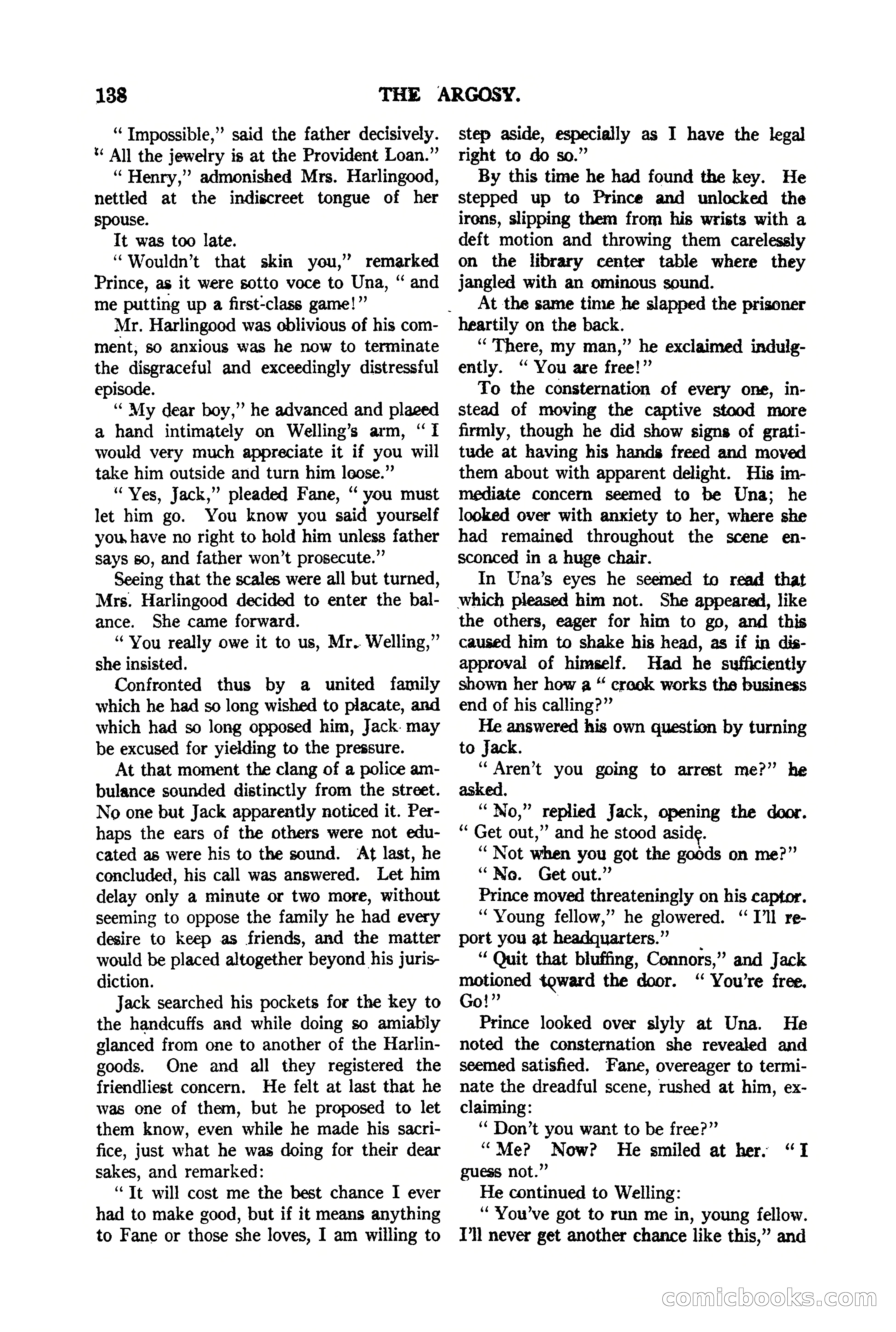 The Argosy, Vol. 90 No. 1 — page 144 of 200