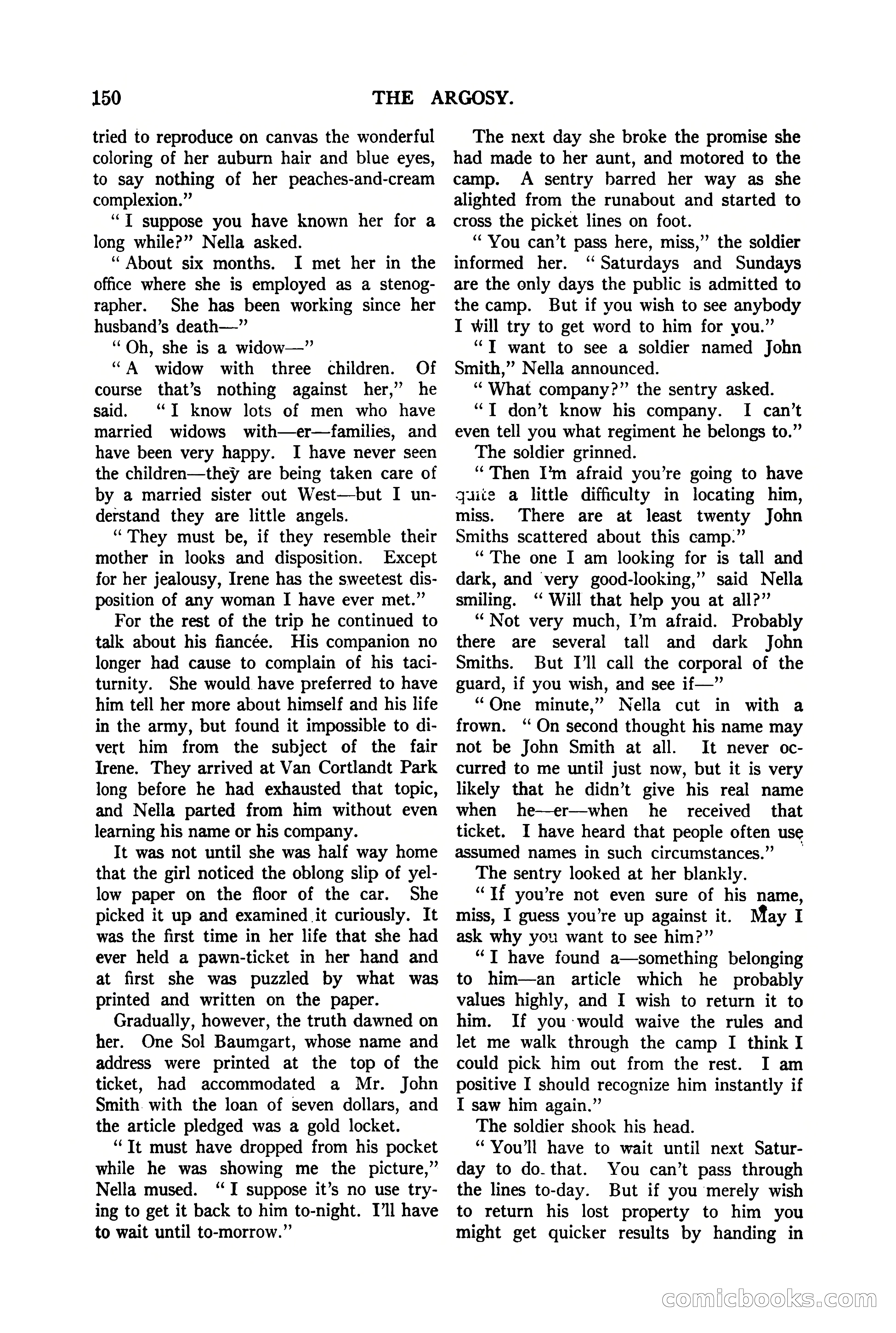 The Argosy, Vol. 90 No. 1 — page 156 of 200