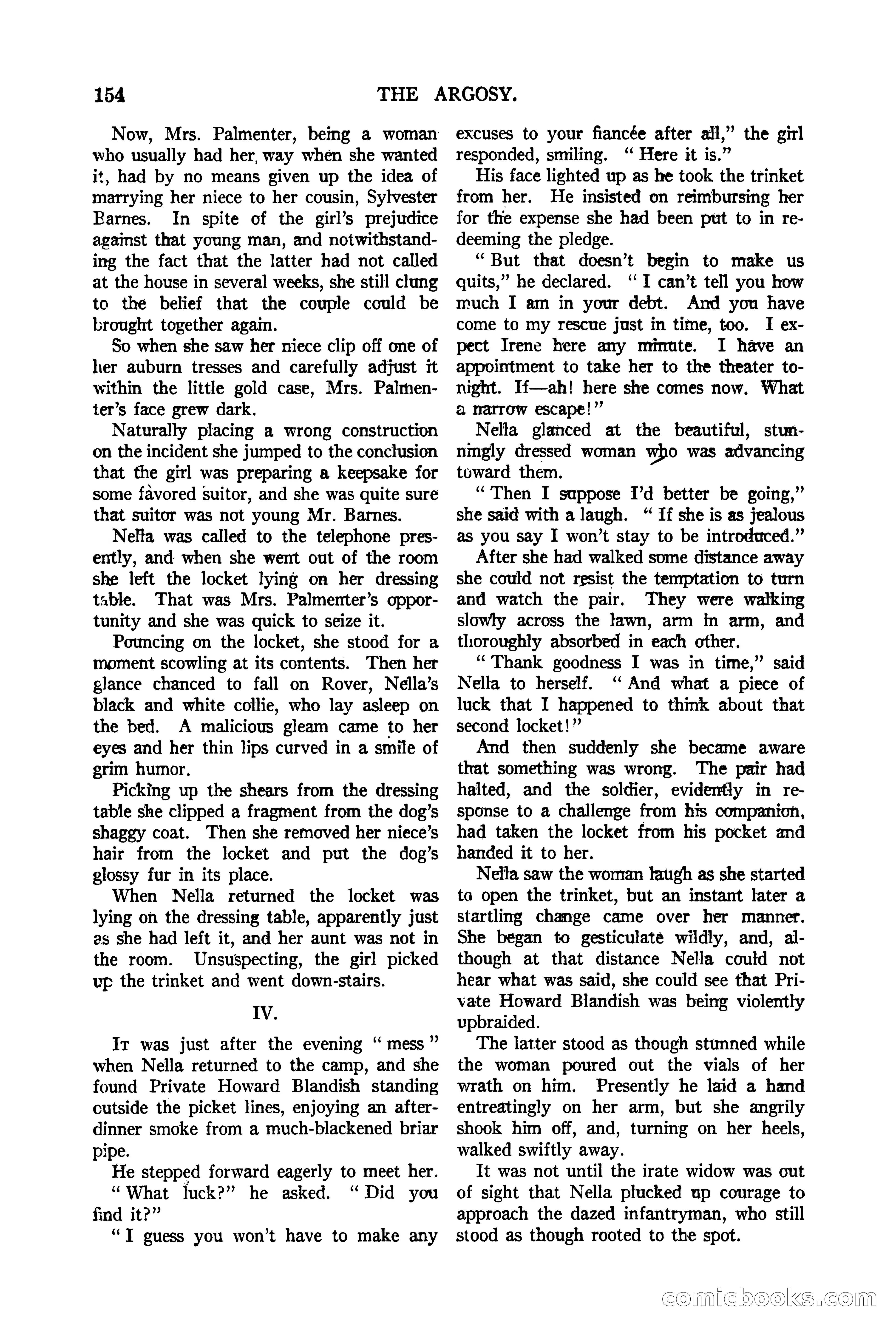 The Argosy, Vol. 90 No. 1 — page 160 of 200