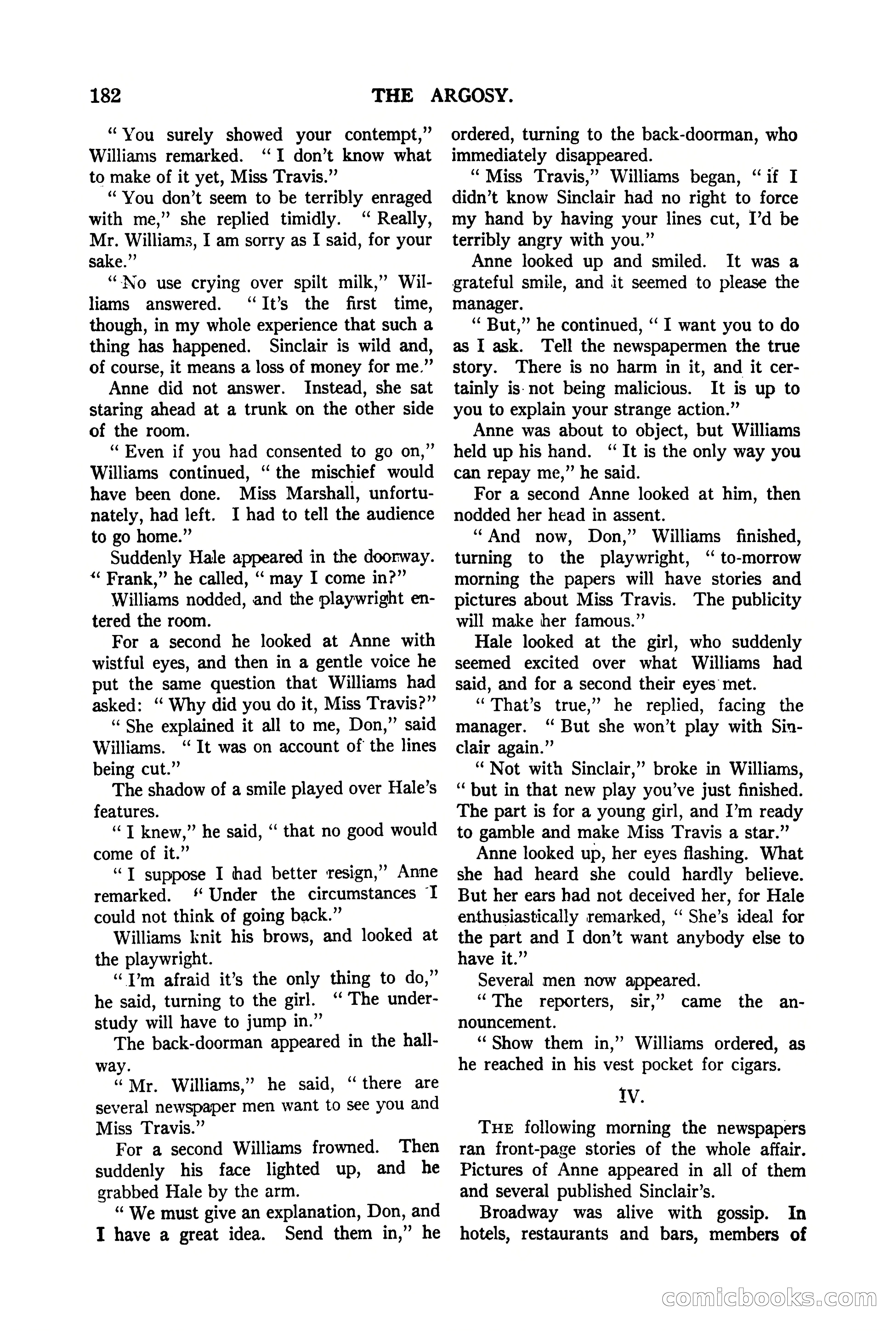 The Argosy, Vol. 90 No. 1 — page 188 of 200