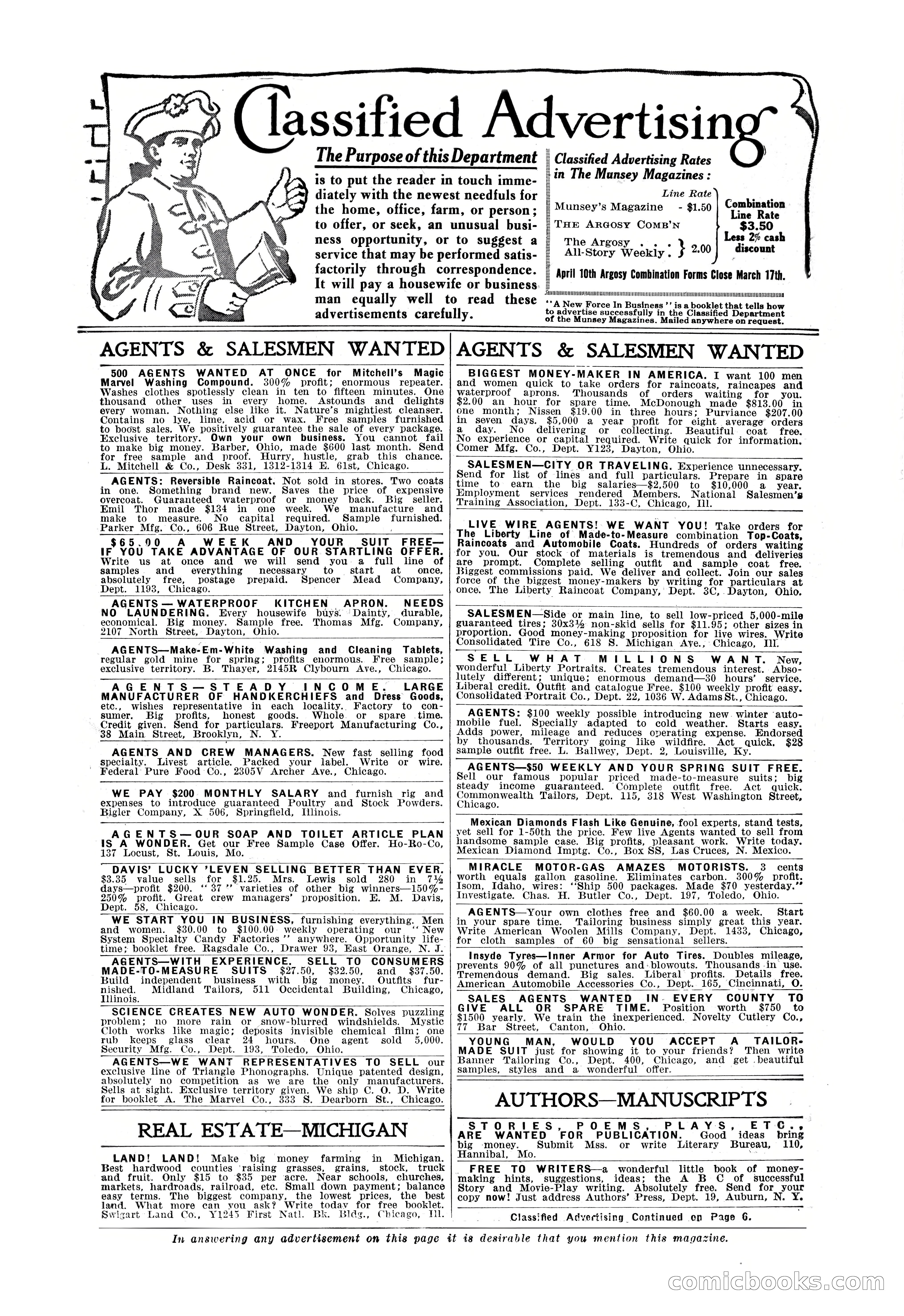 Argosy, Vol. 118, No. 4 — page 6 of 180