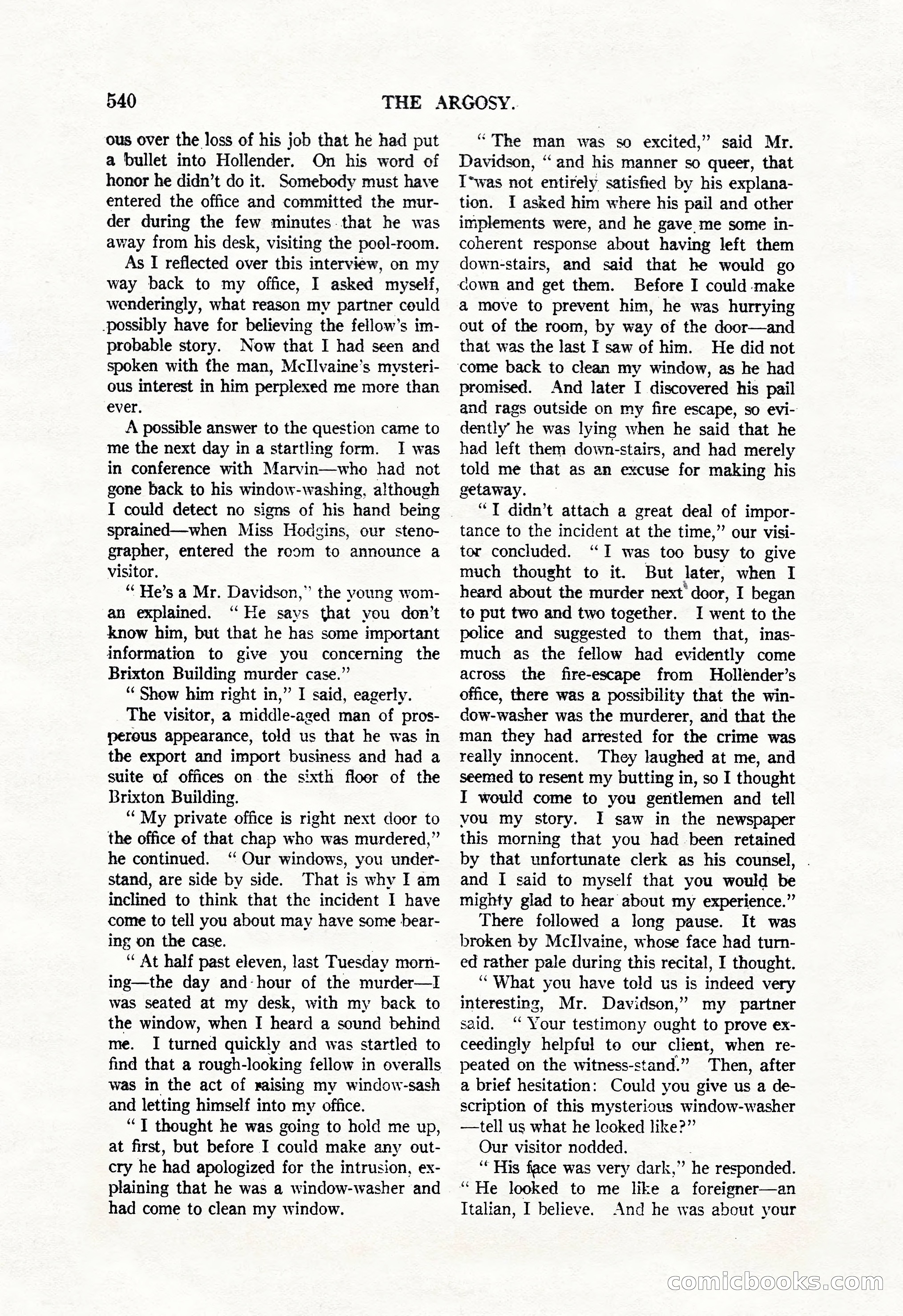 Argosy, Vol. 118, No. 4 — page 70 of 180