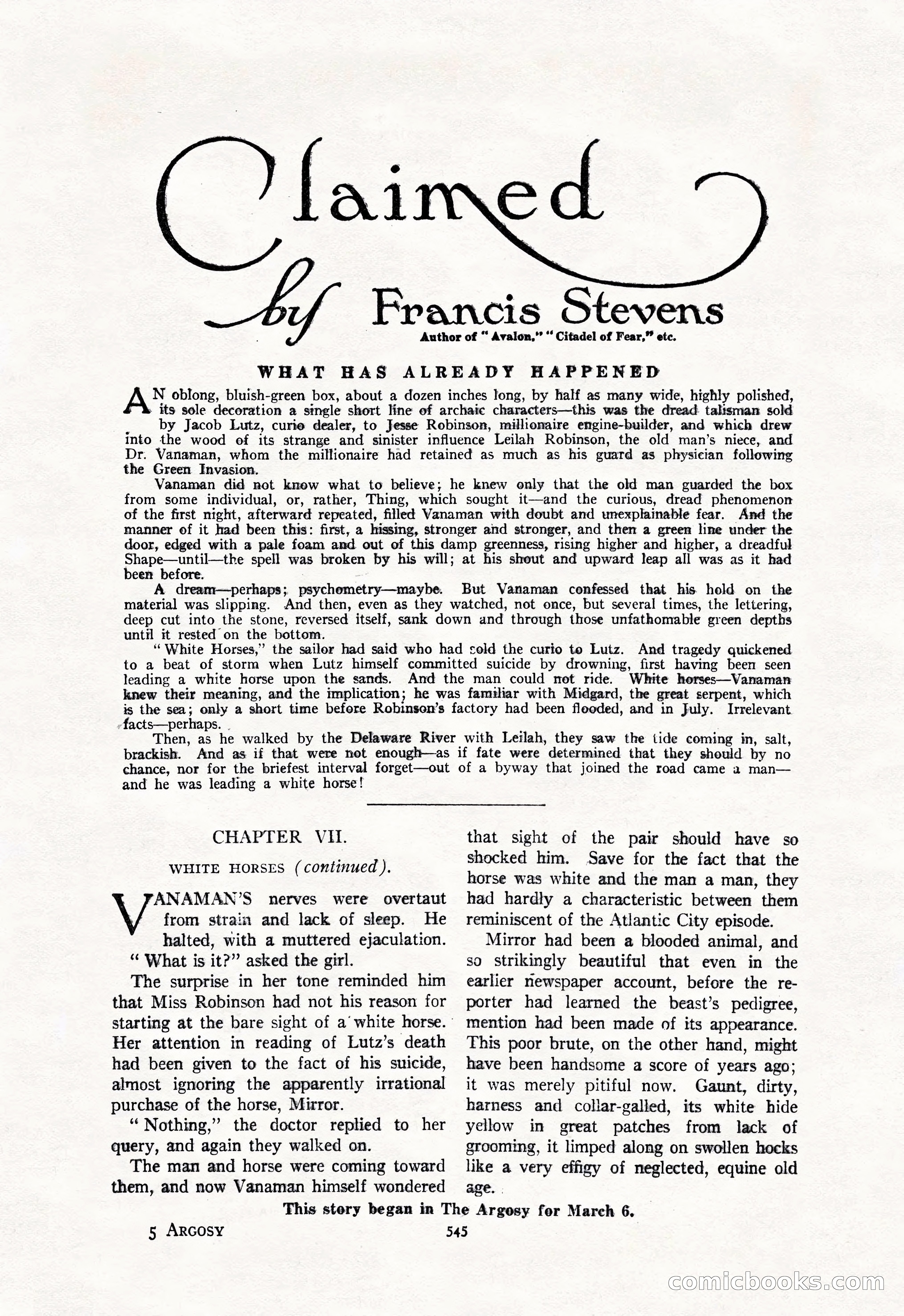 Argosy, Vol. 118, No. 4 — page 75 of 180