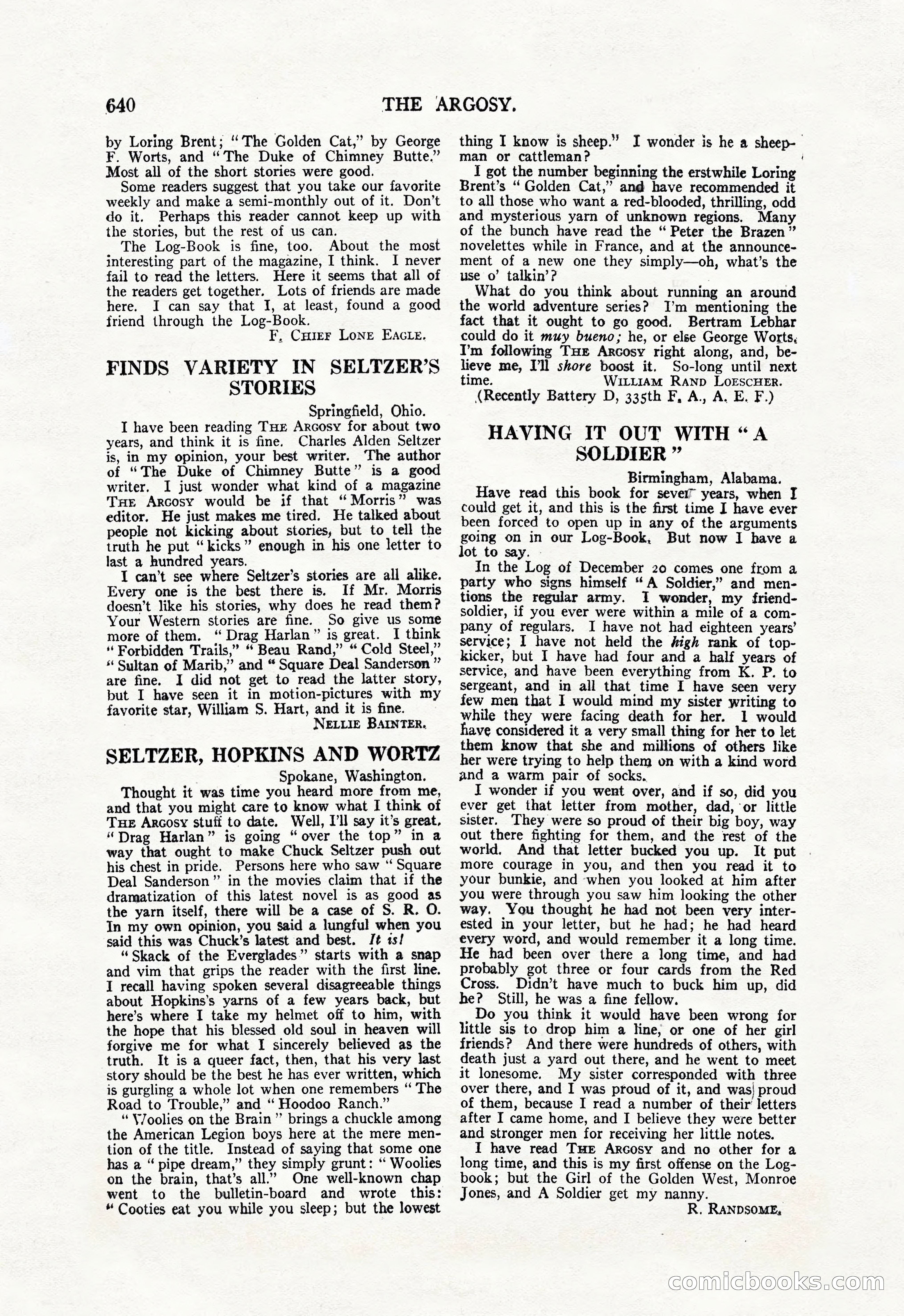 Argosy, Vol. 118, No. 4 — page 170 of 180