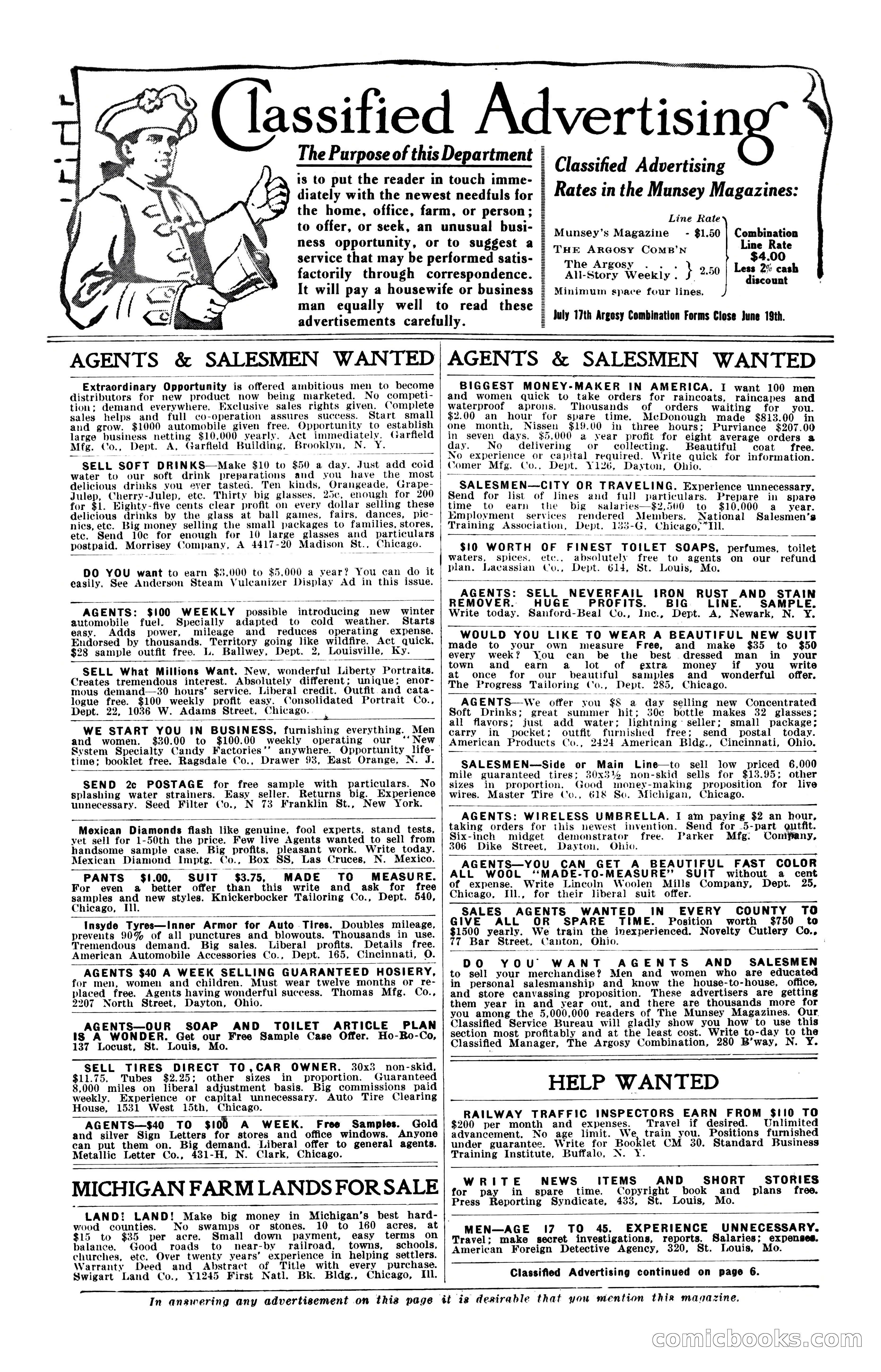 Argosy, Vol. 122, No. 1 — page 6 of 164