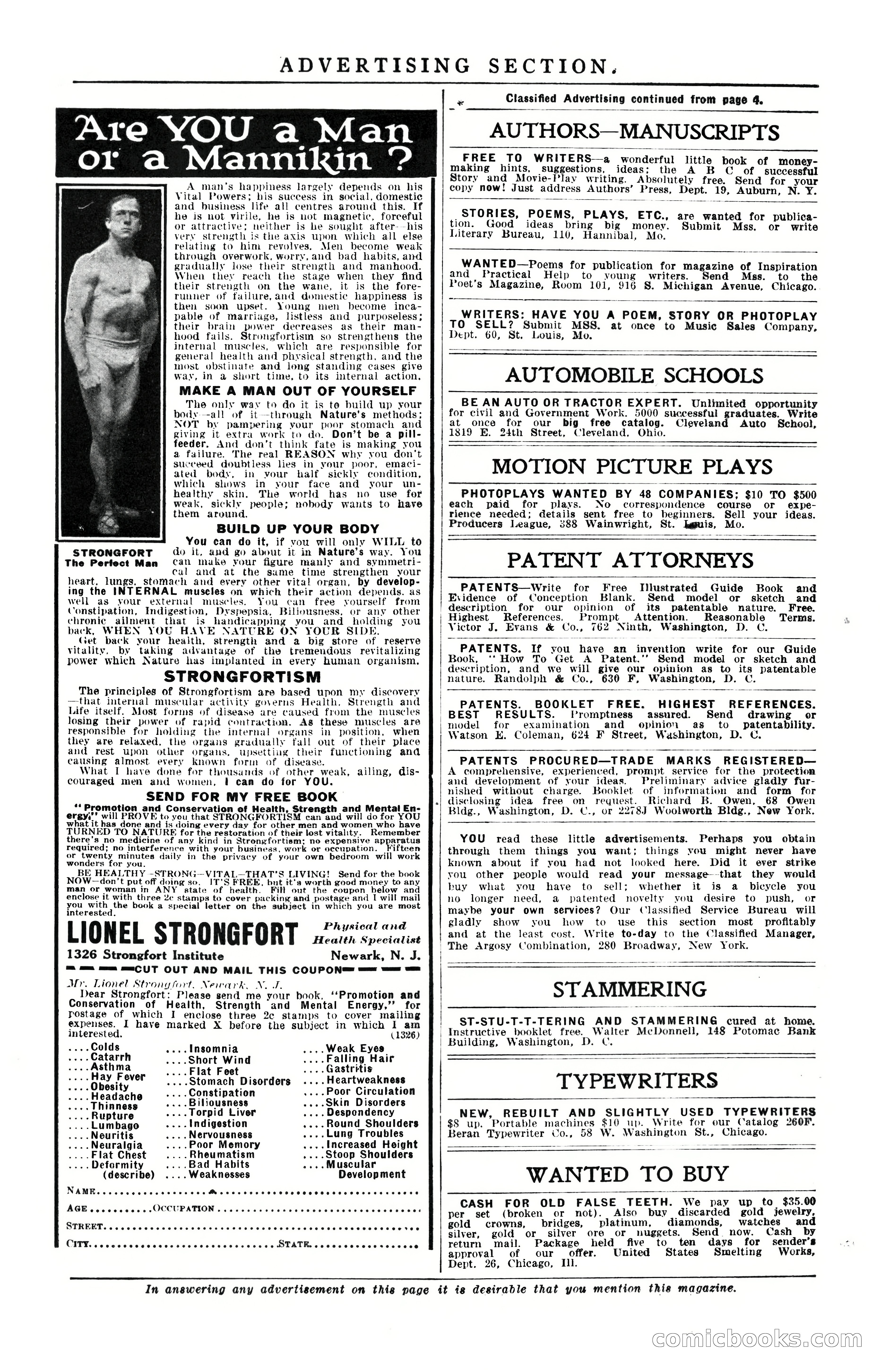 Argosy, Vol. 122, No. 1 — page 8 of 164