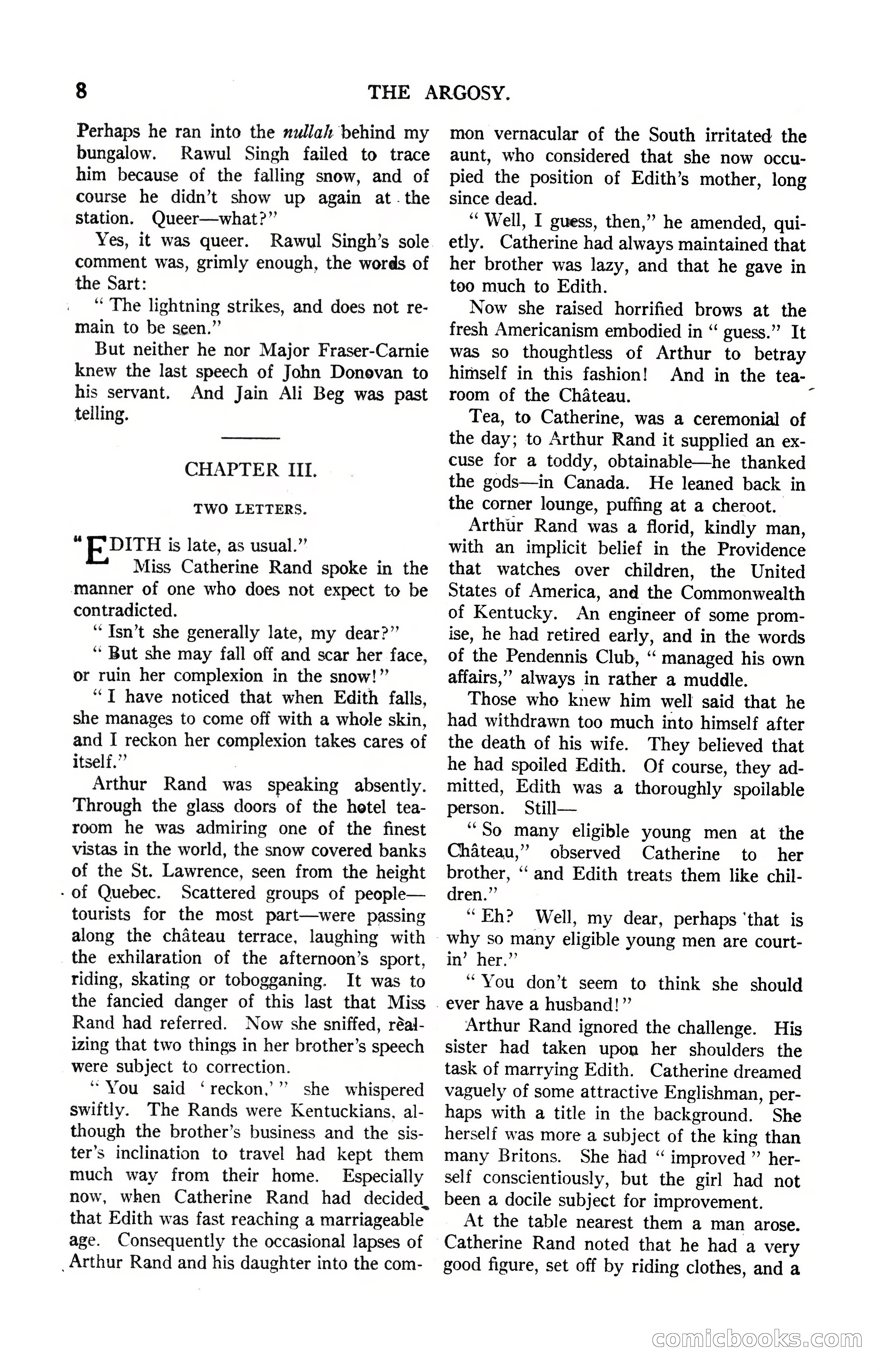 Argosy, Vol. 122, No. 1 — page 18 of 164