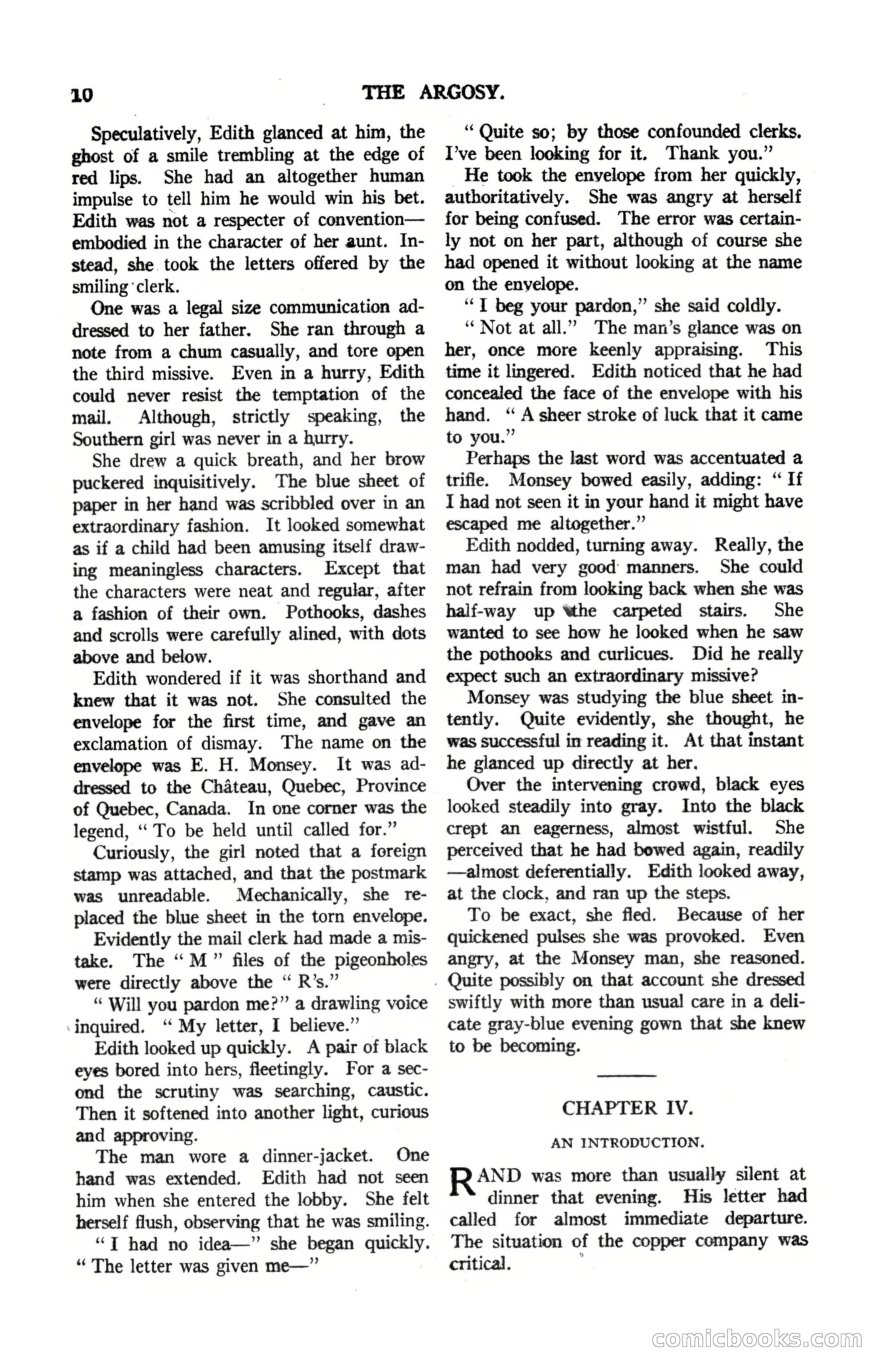 Argosy, Vol. 122, No. 1 — page 20 of 164