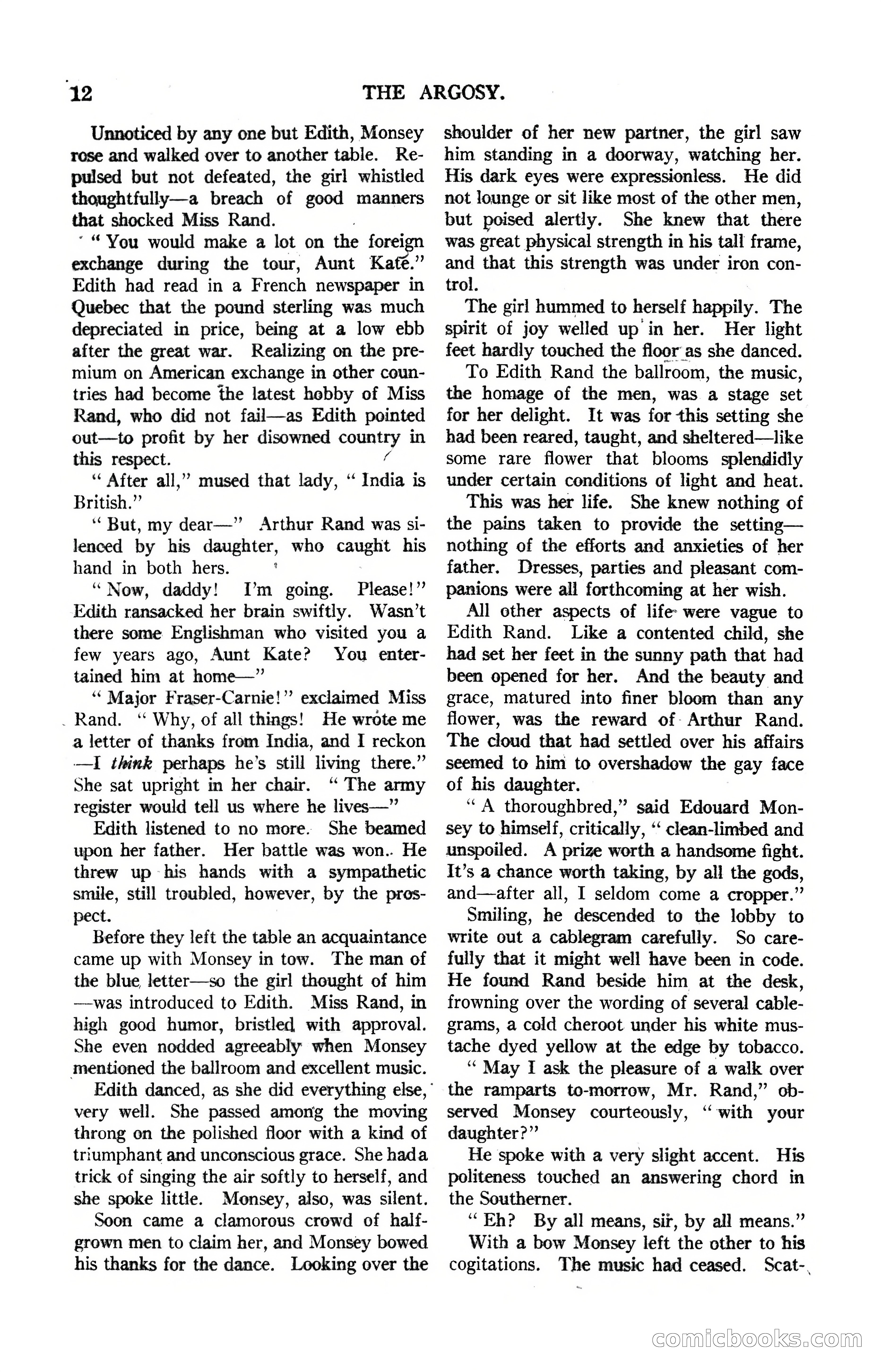 Argosy, Vol. 122, No. 1 — page 22 of 164