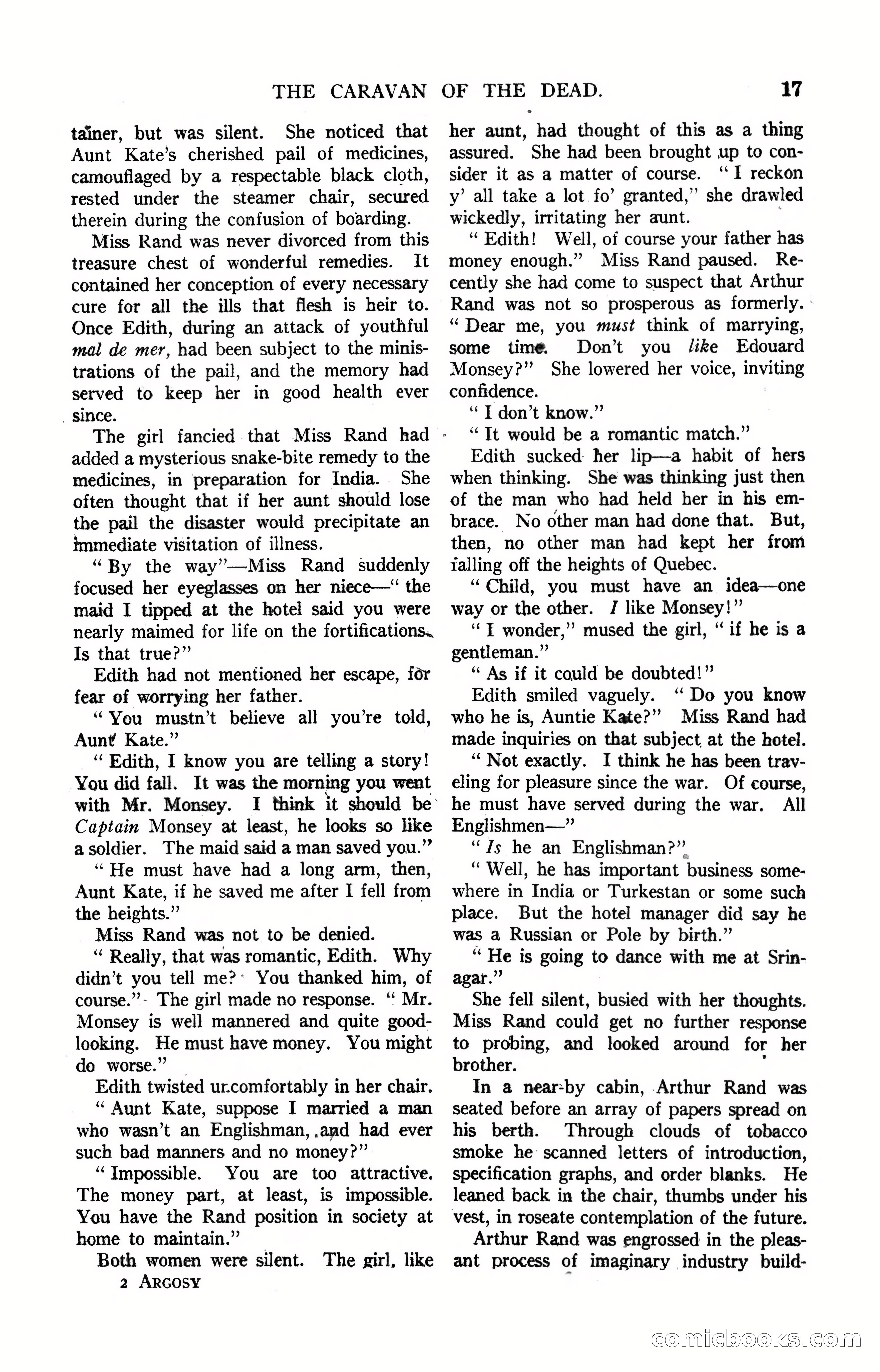 Argosy, Vol. 122, No. 1 — page 27 of 164