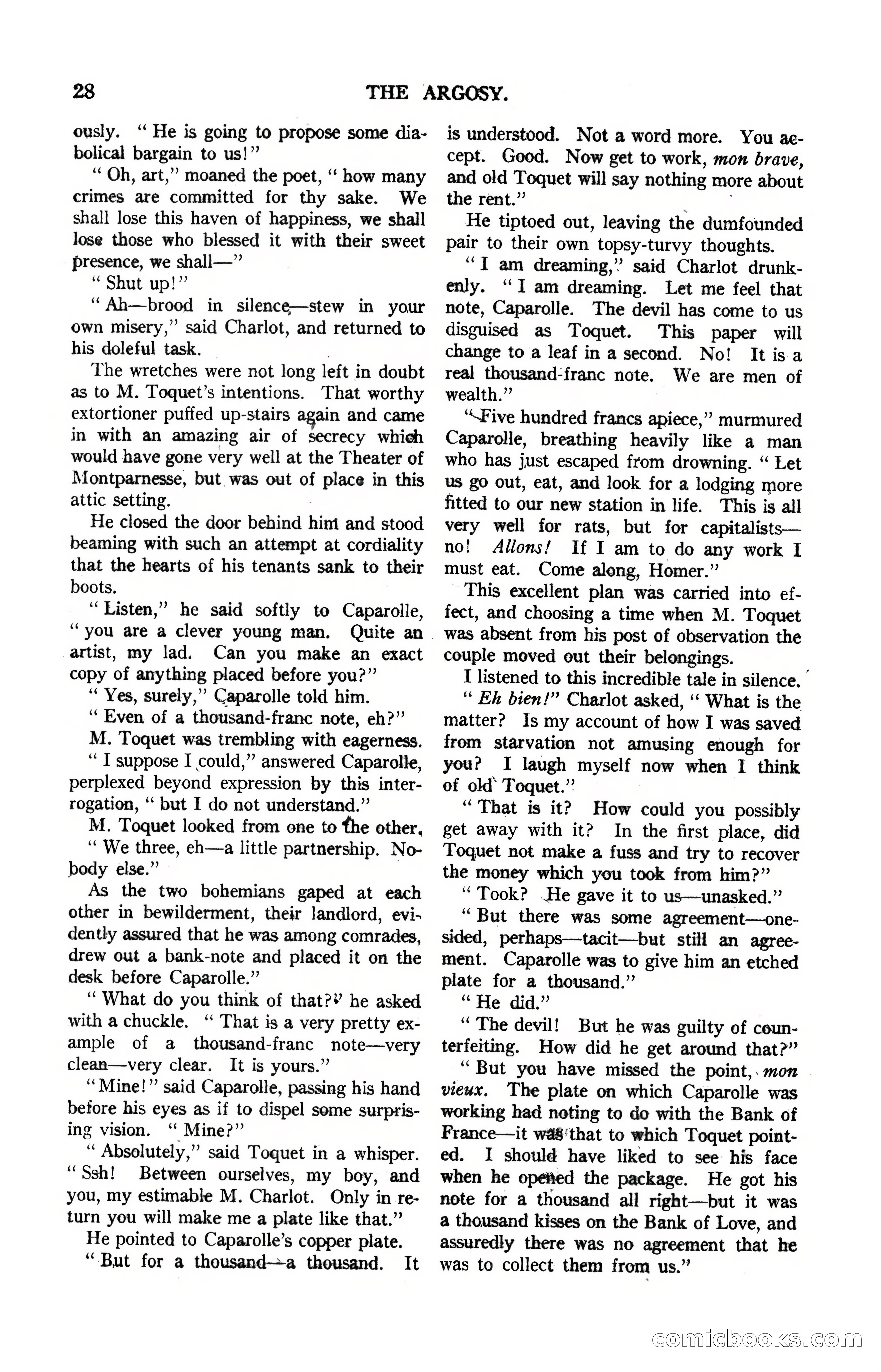 Argosy, Vol. 122, No. 1 — page 38 of 164