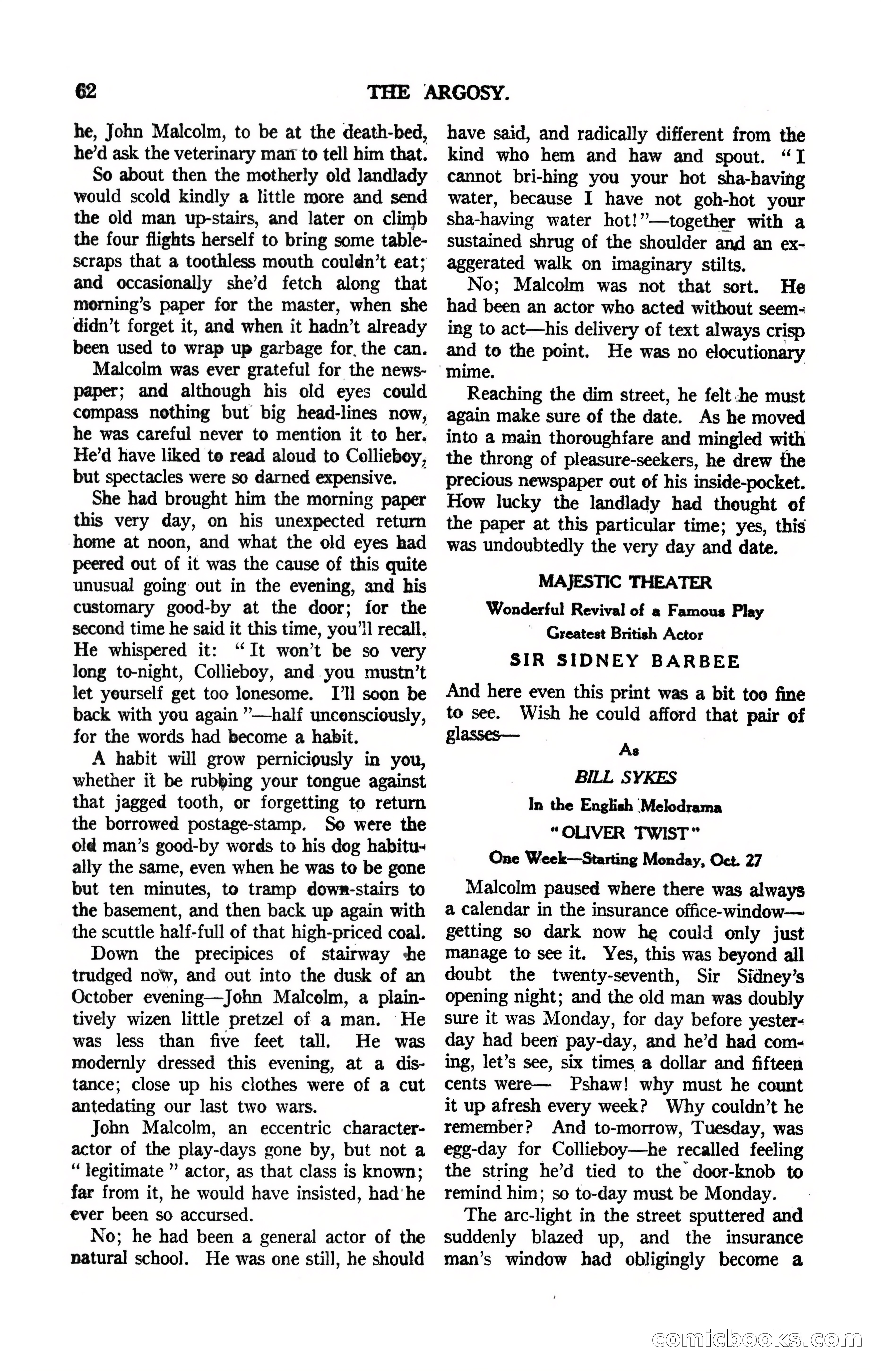 Argosy, Vol. 122, No. 1 — page 72 of 164
