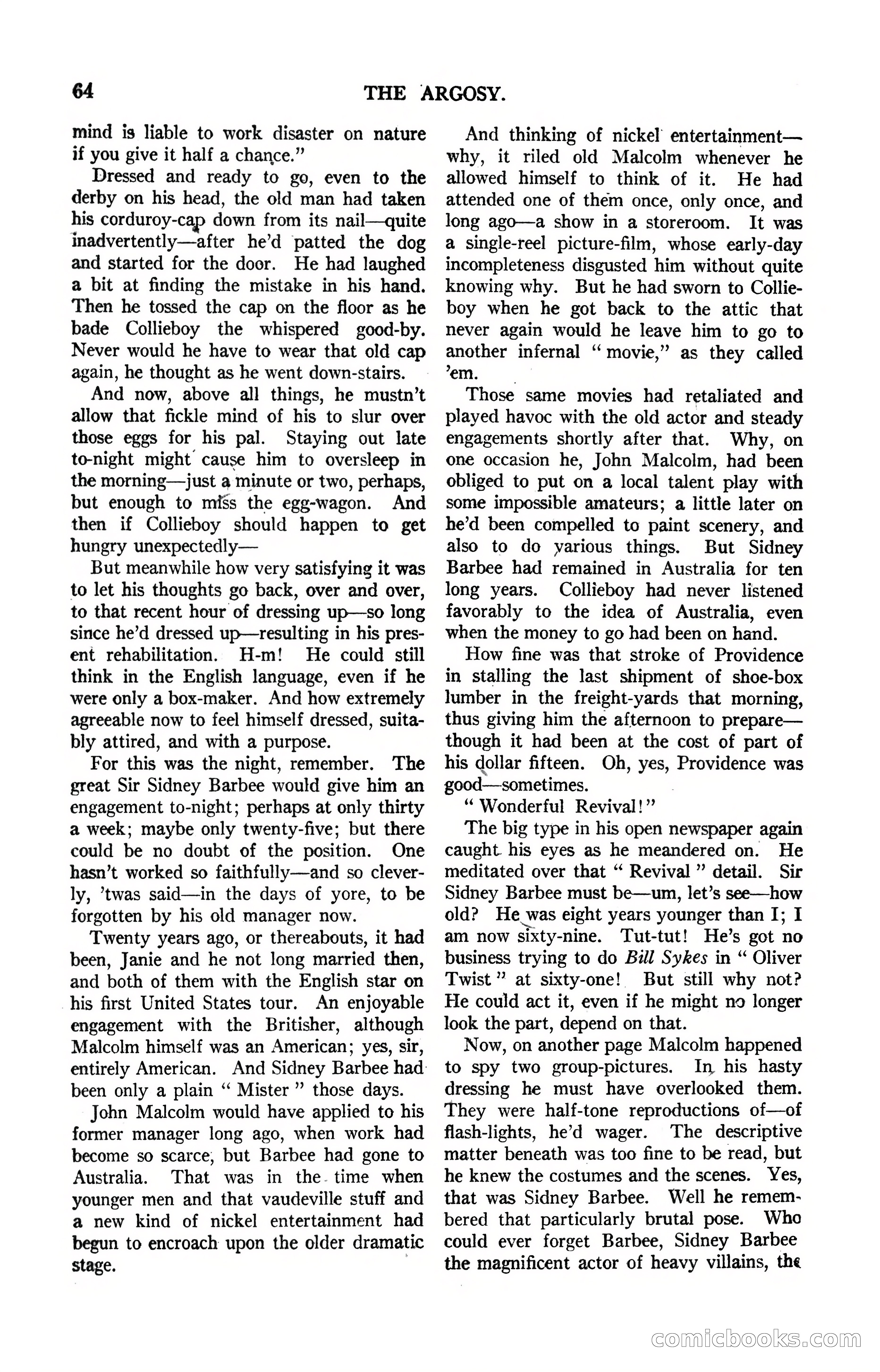 Argosy, Vol. 122, No. 1 — page 74 of 164