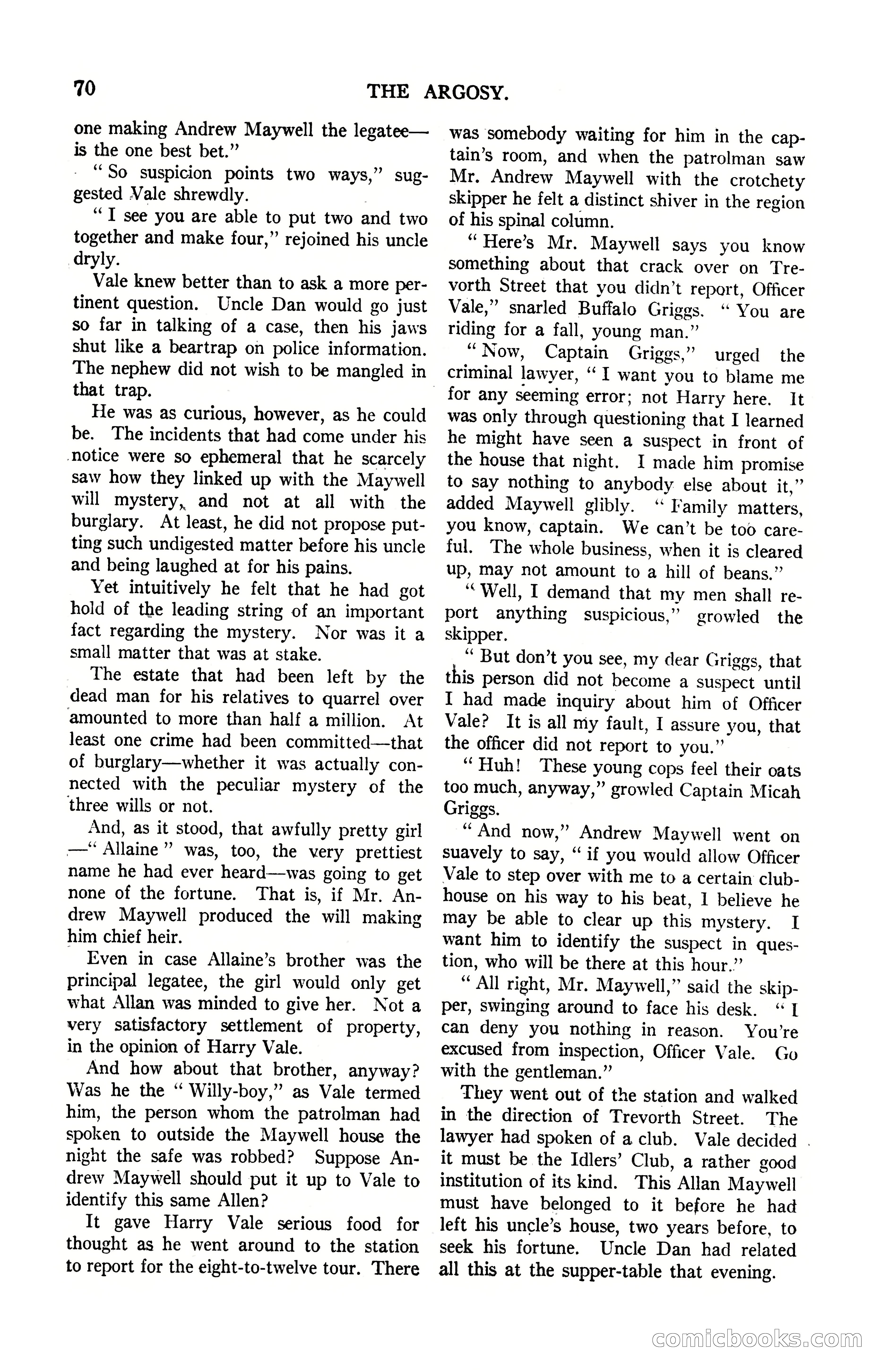 Argosy, Vol. 122, No. 1 — page 80 of 164