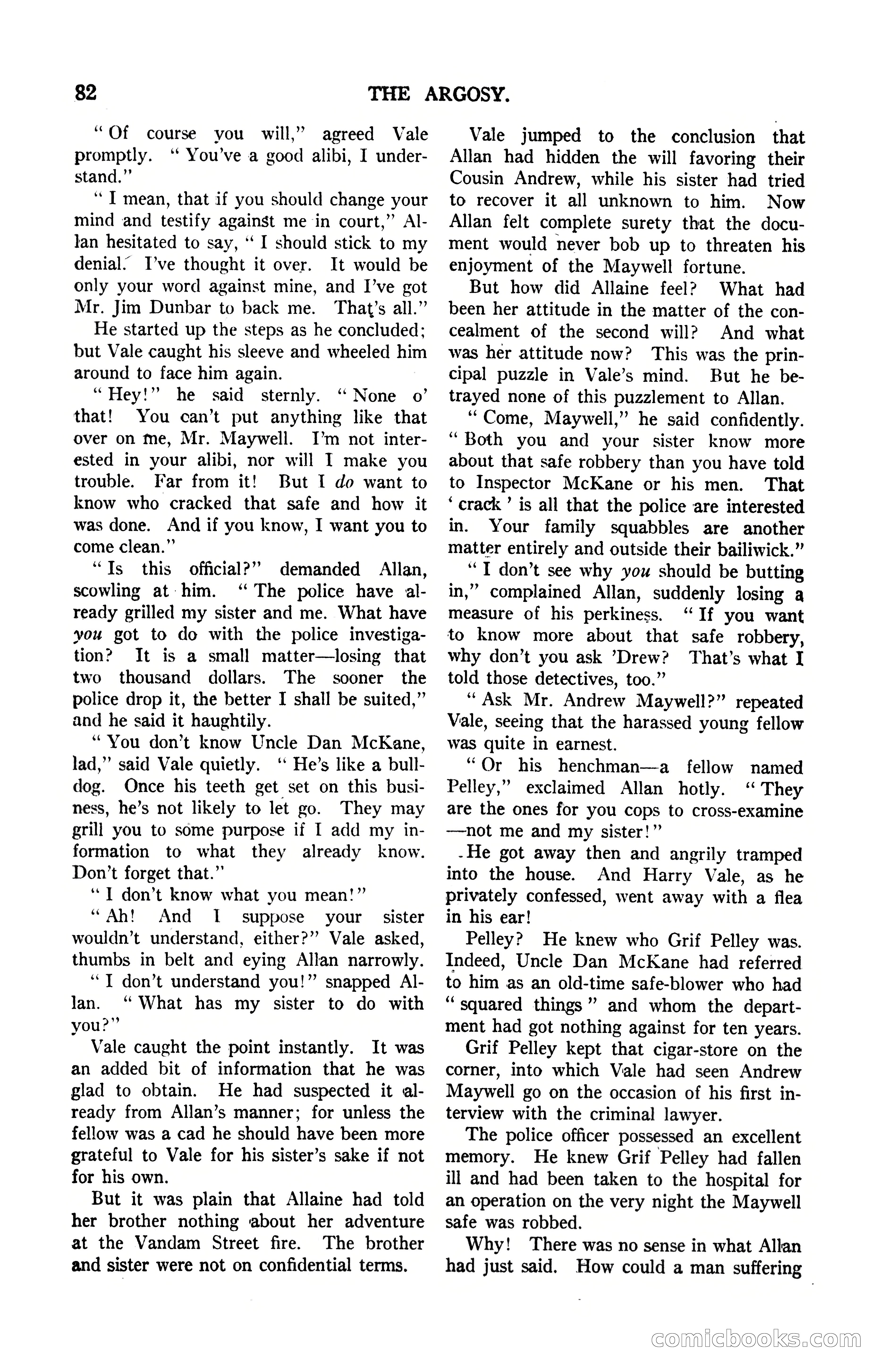 Argosy, Vol. 122, No. 1 — page 92 of 164