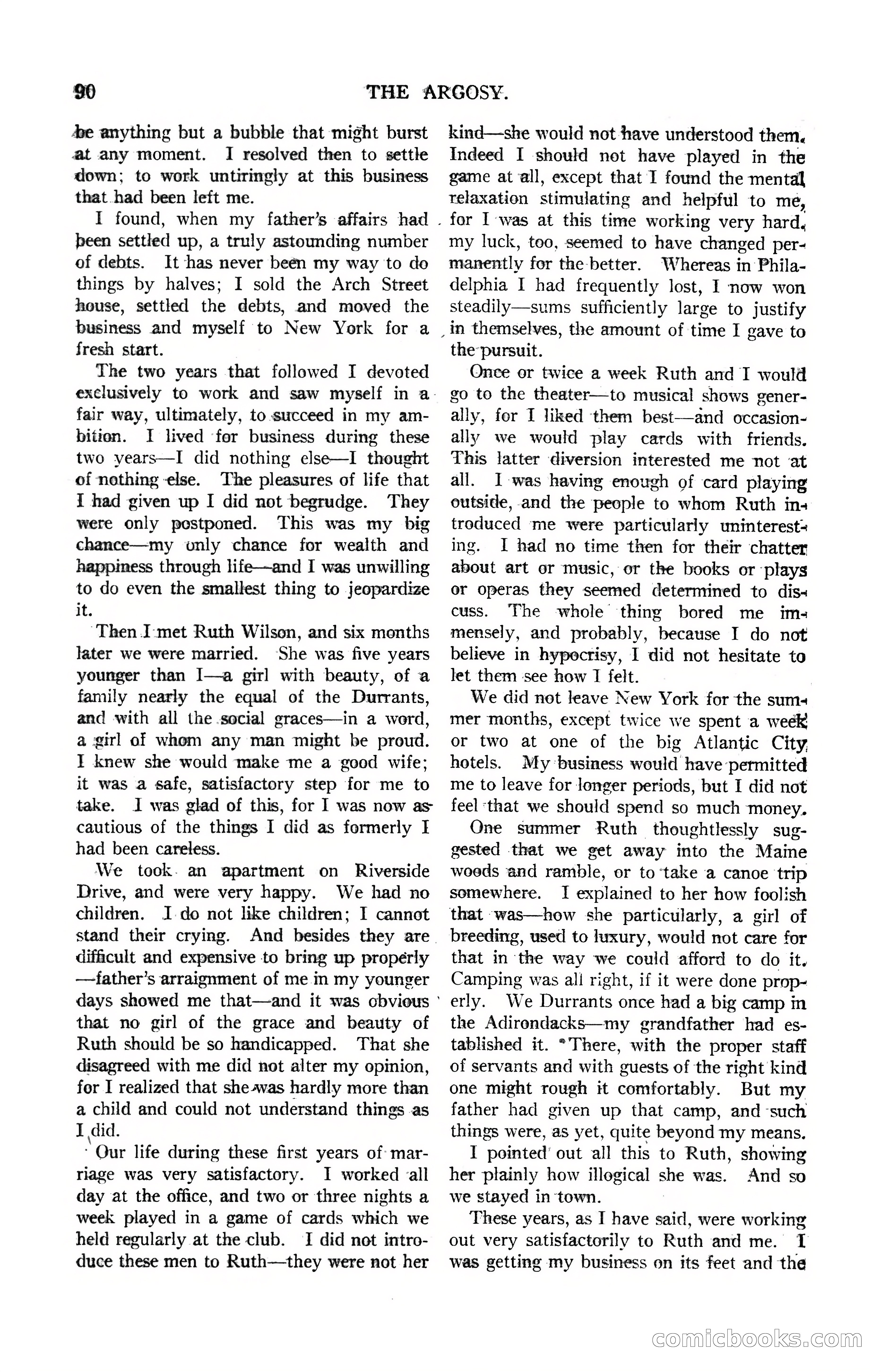 Argosy, Vol. 122, No. 1 — page 100 of 164