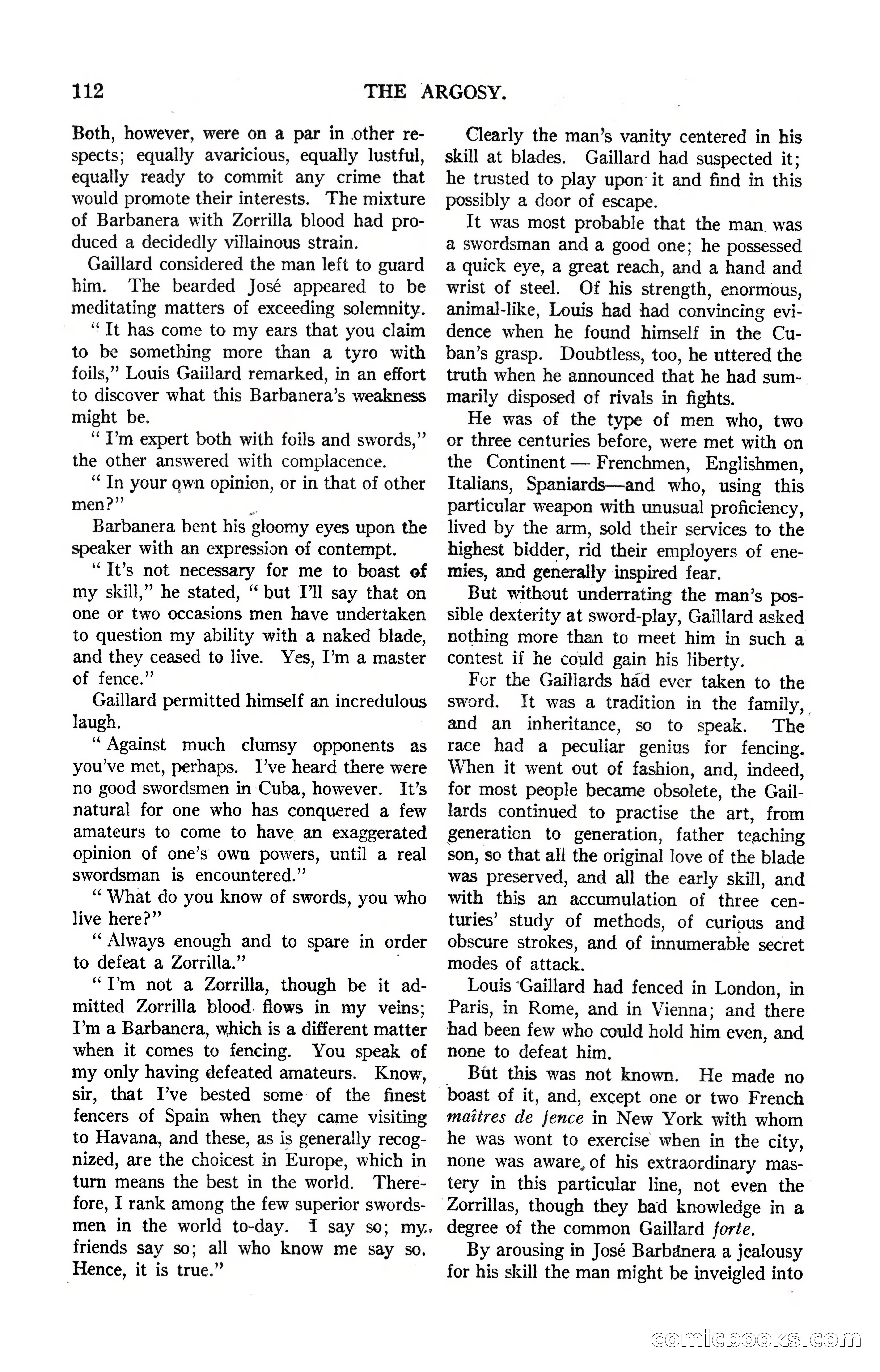 Argosy, Vol. 122, No. 1 — page 122 of 164