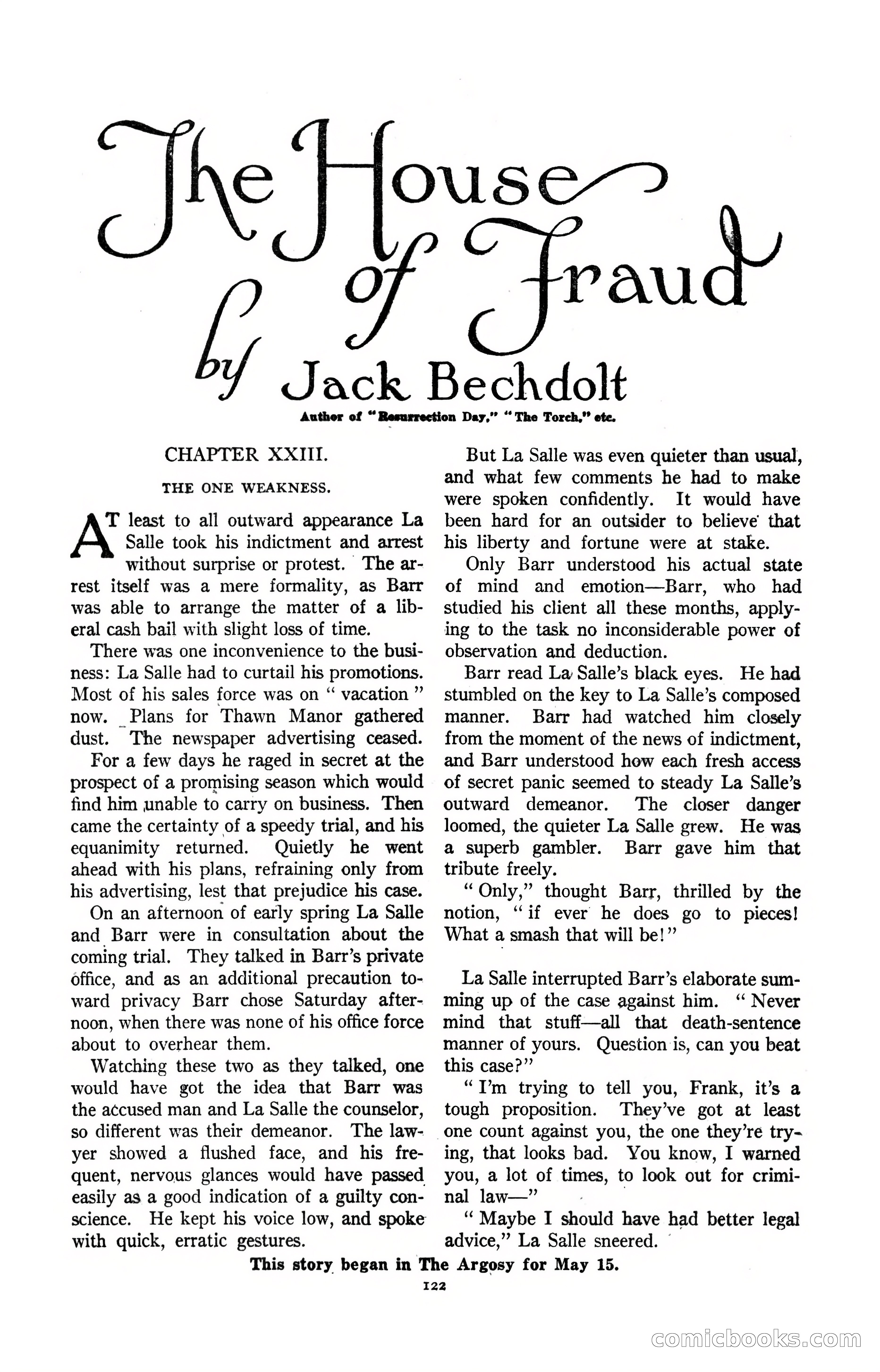 Argosy, Vol. 122, No. 1 — page 132 of 164