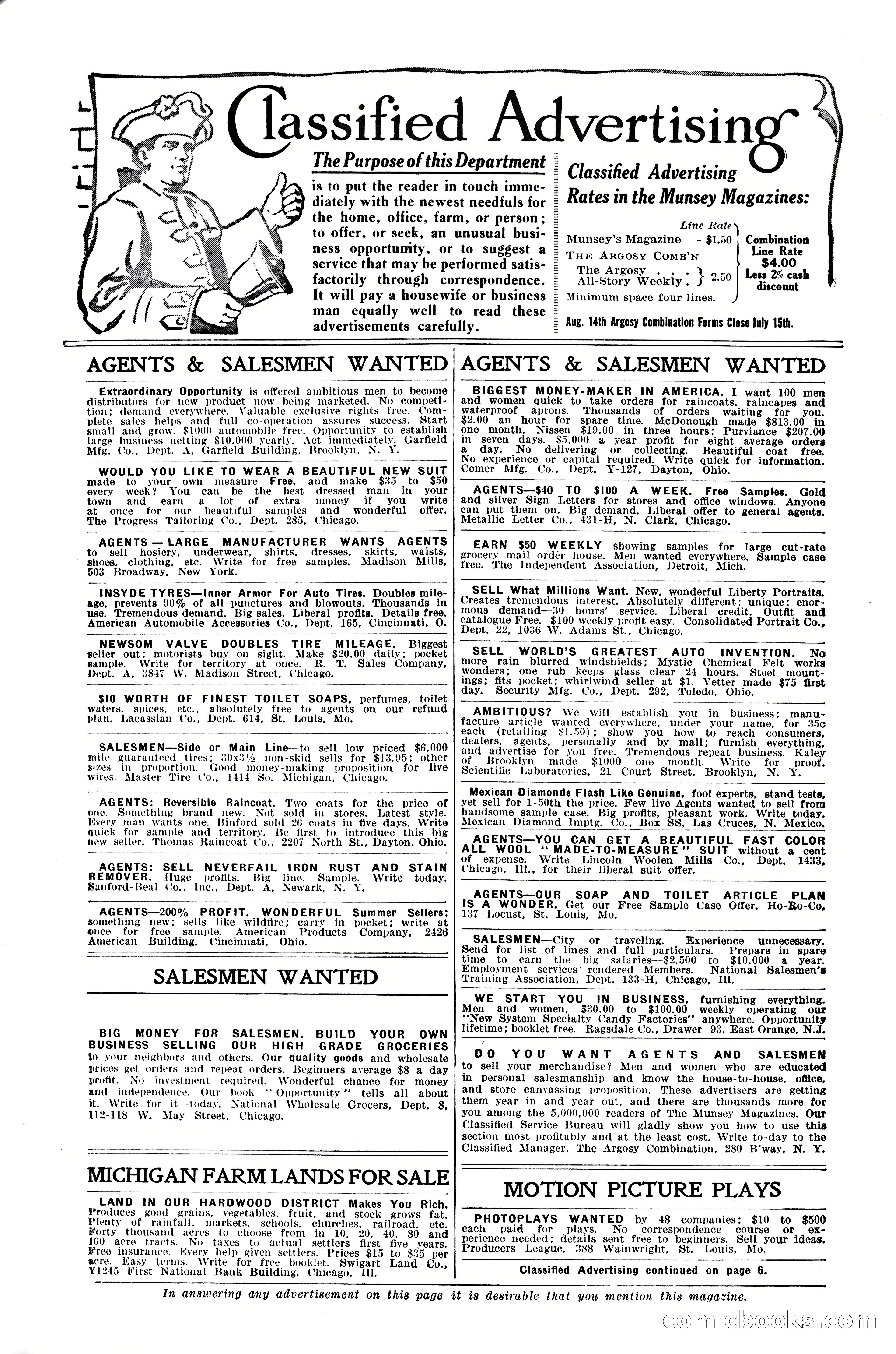 Argosy, Vol. 123, No. 1 — page 6 of 156