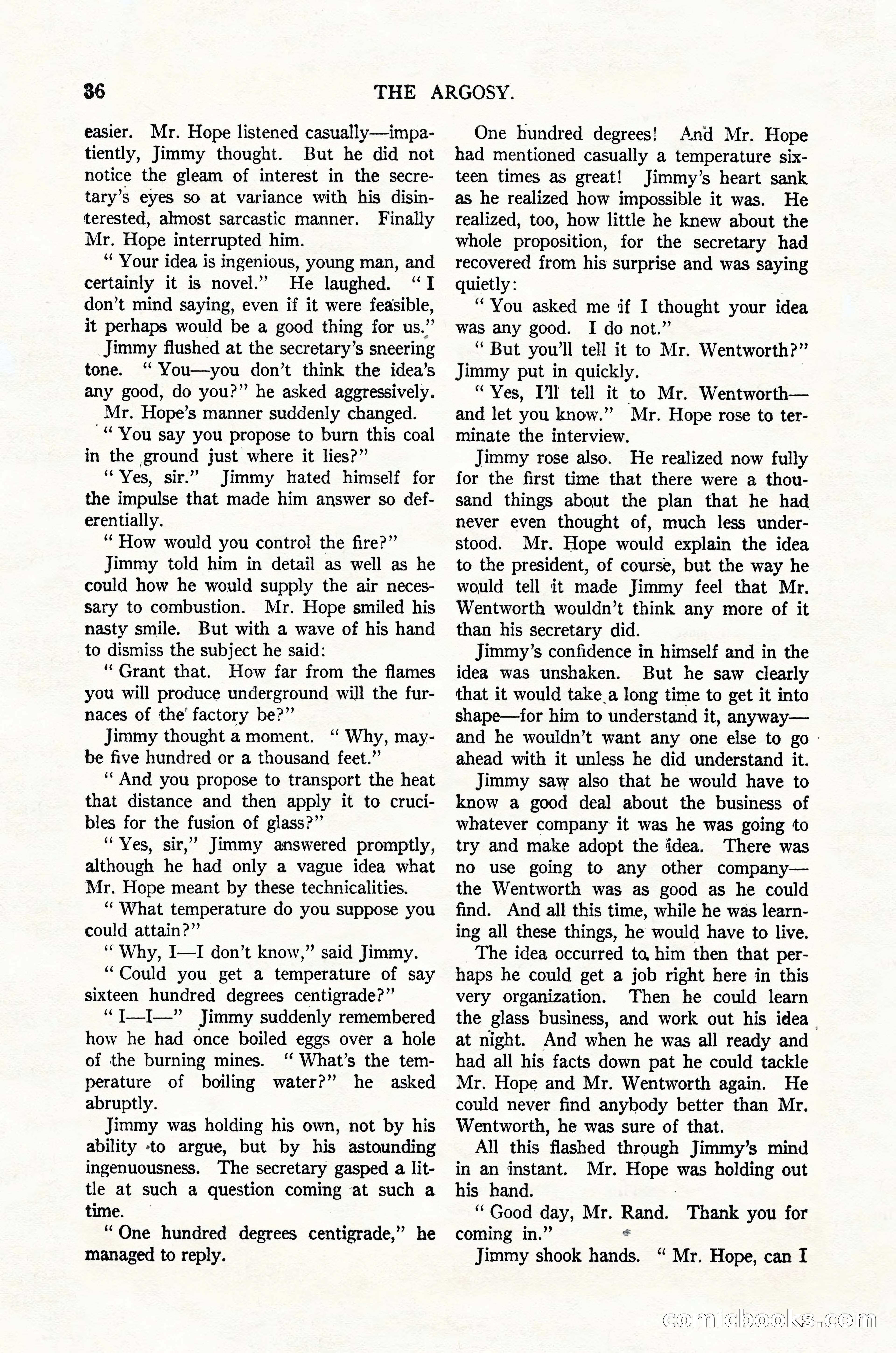 Argosy, Vol. 123, No. 1 — page 46 of 156
