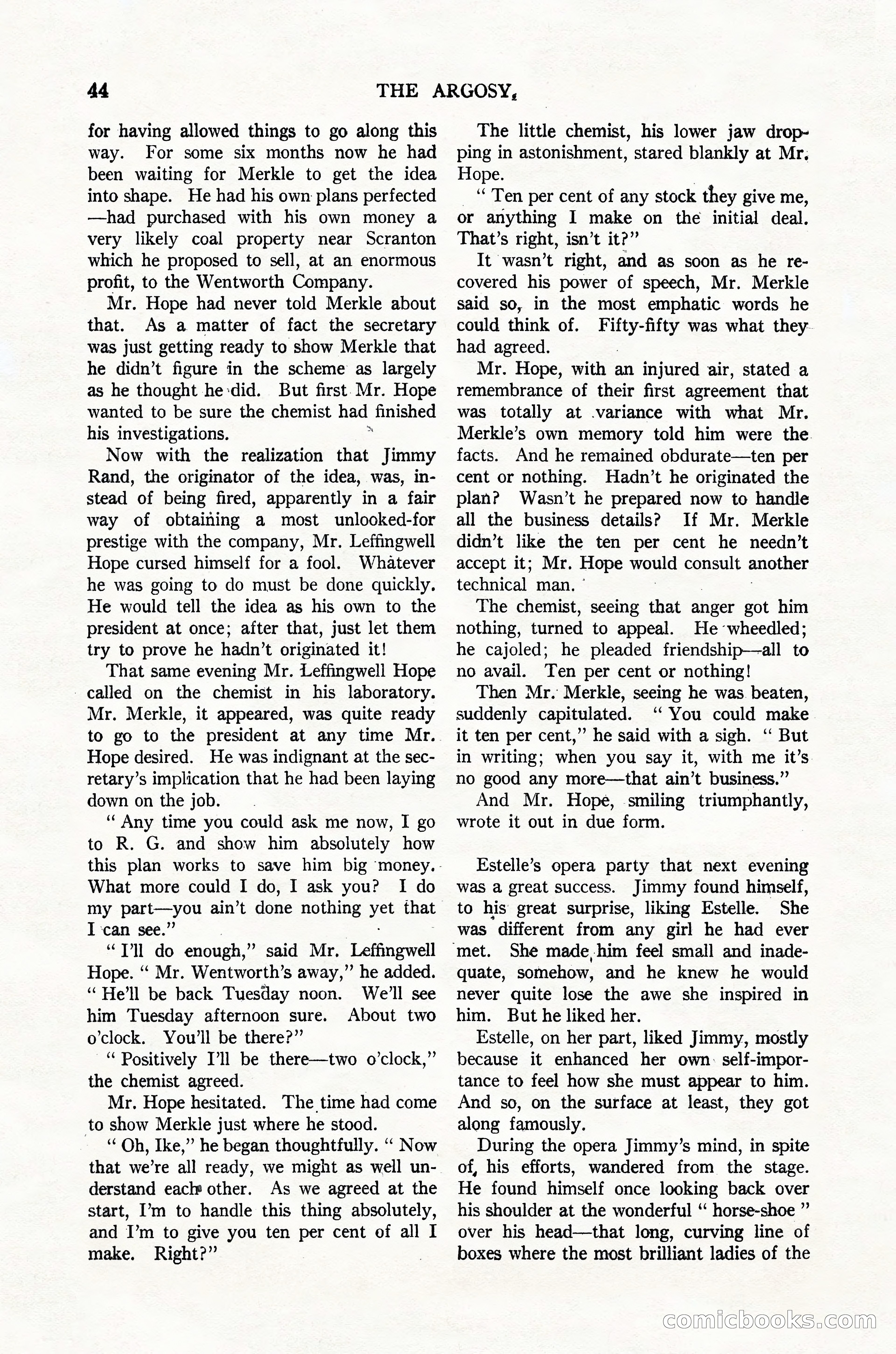 Argosy, Vol. 123, No. 1 — page 54 of 156
