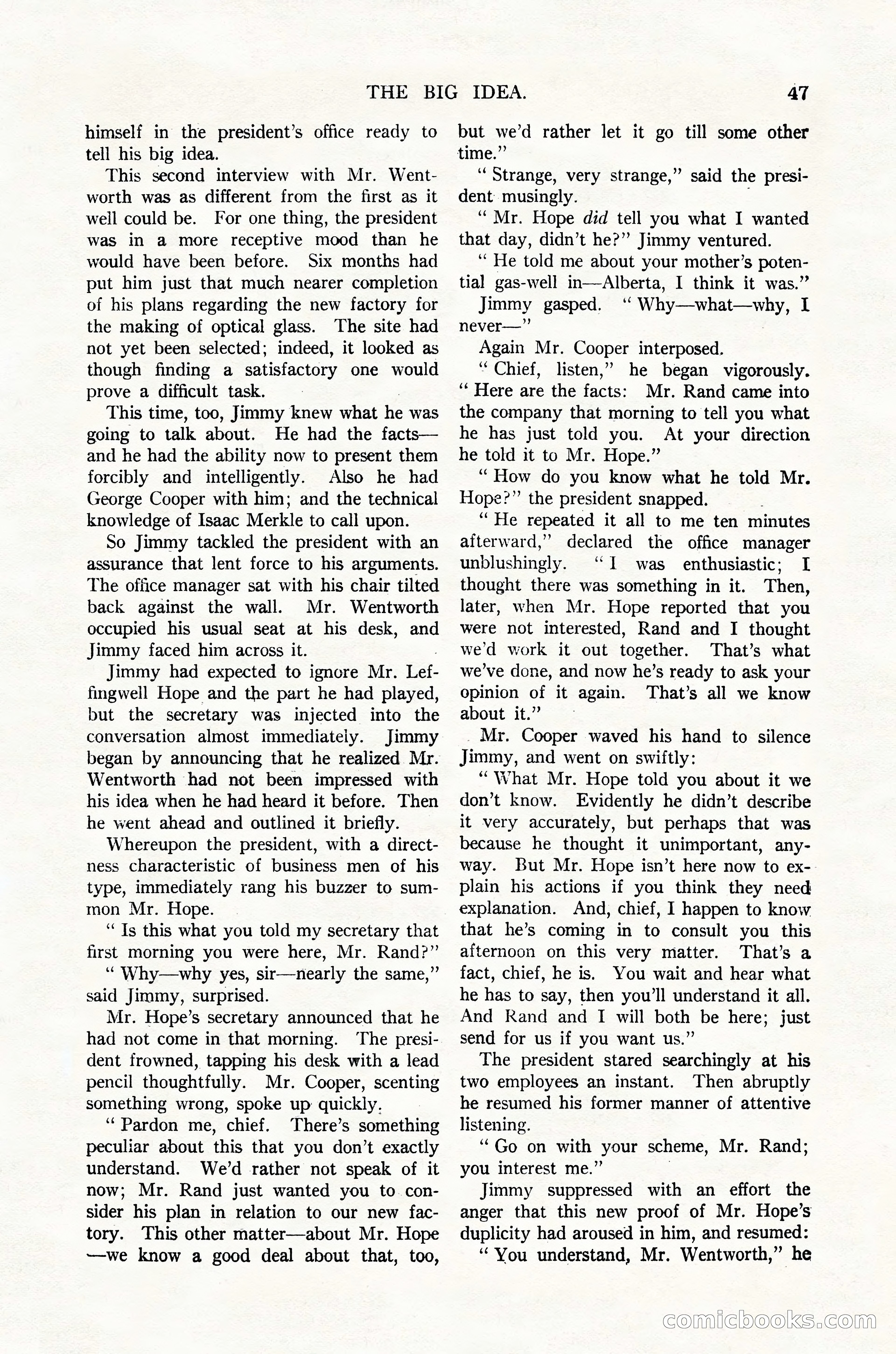 Argosy, Vol. 123, No. 1 — page 57 of 156