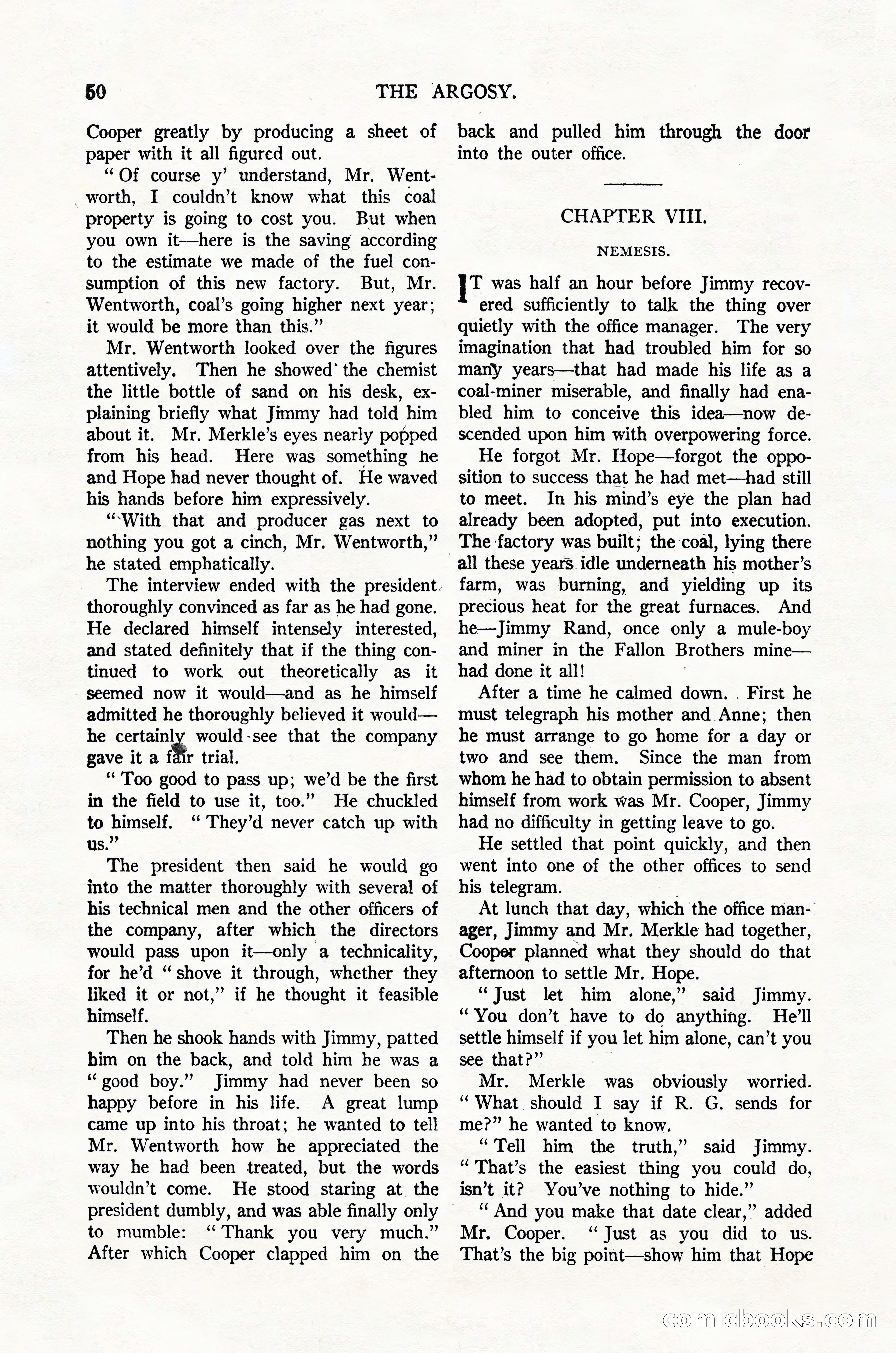 Argosy, Vol. 123, No. 1 — page 60 of 156