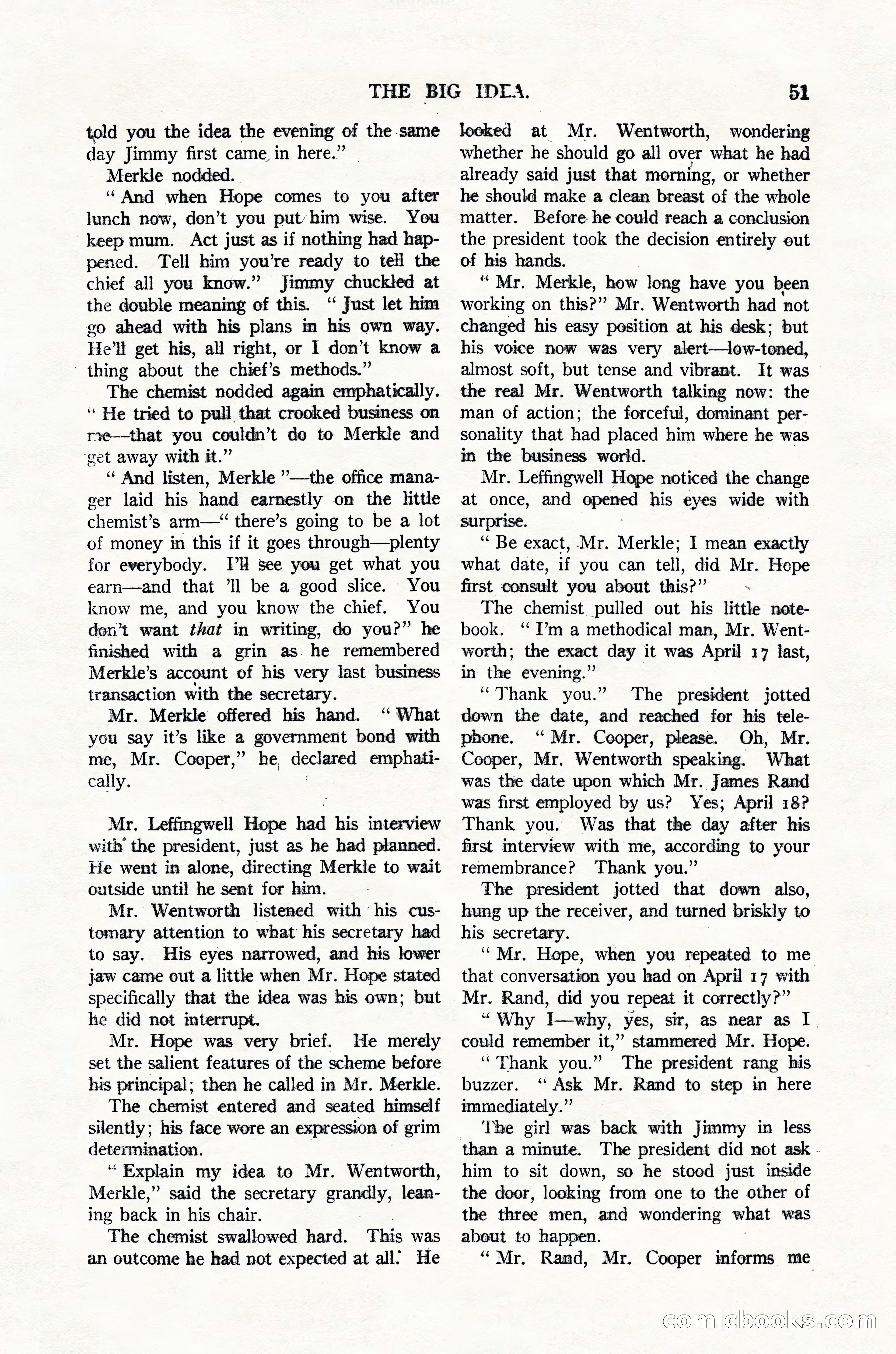 Argosy, Vol. 123, No. 1 — page 61 of 156