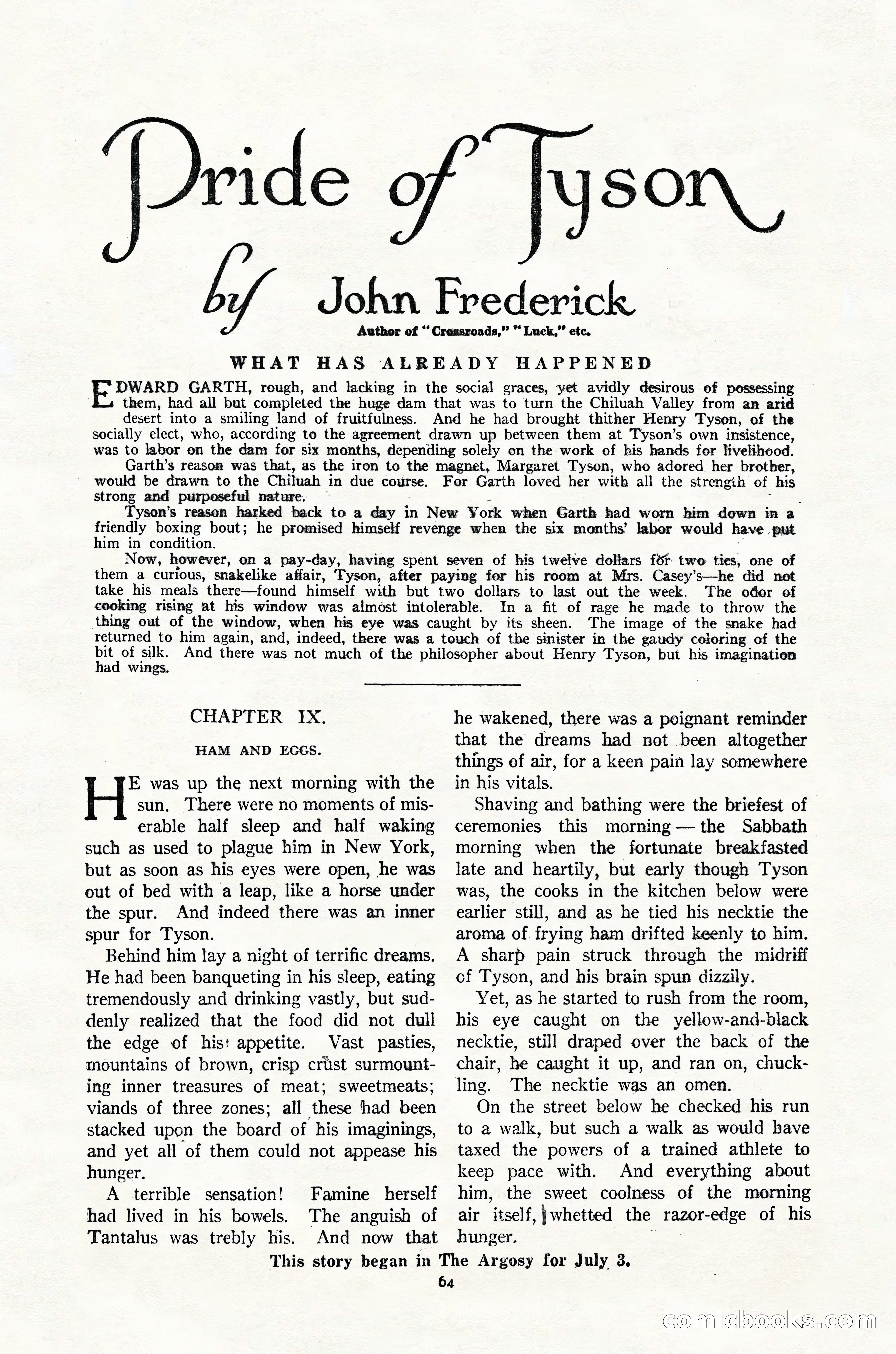 Argosy, Vol. 123, No. 1 — page 74 of 156