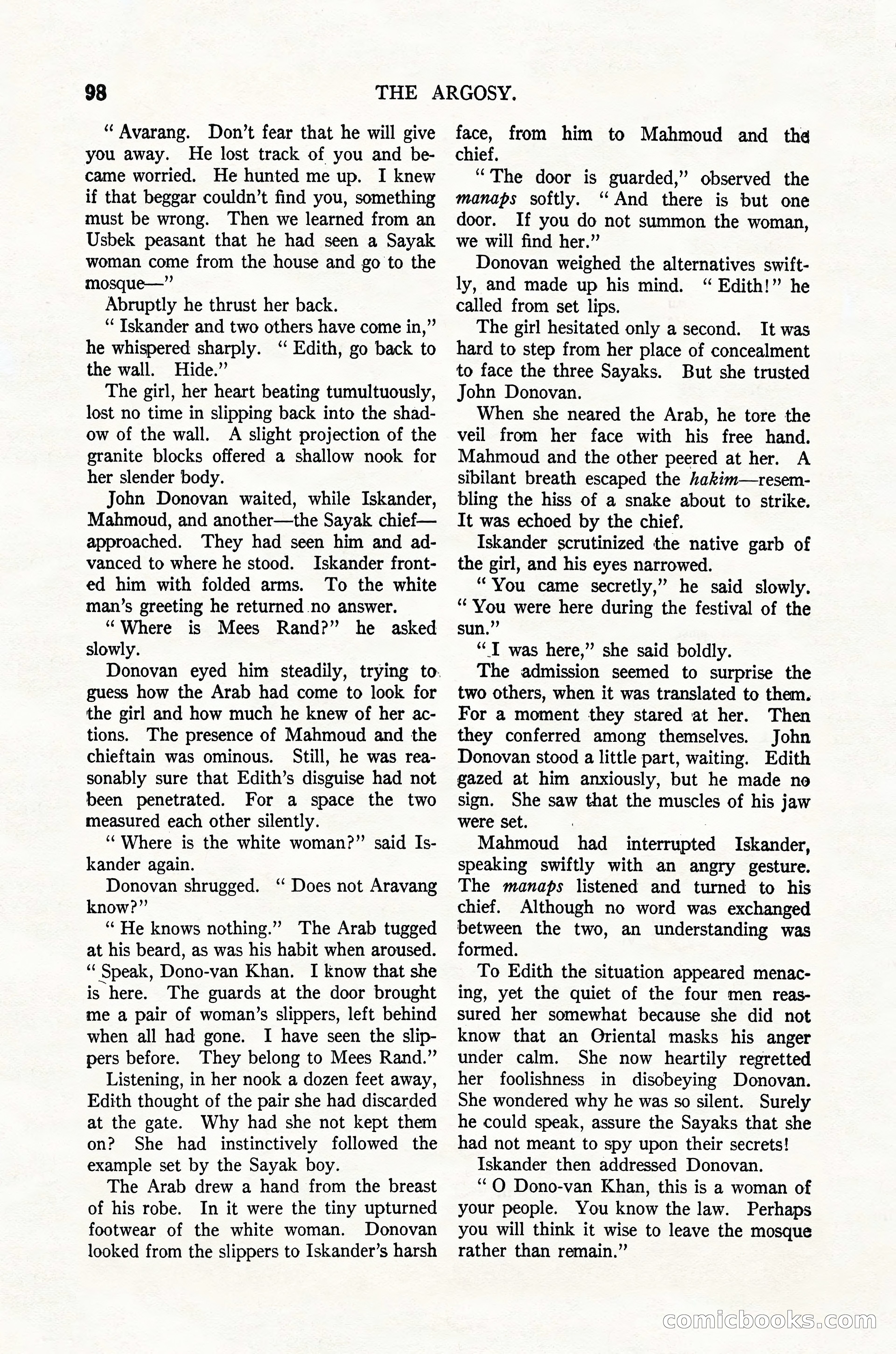 Argosy, Vol. 123, No. 1 — page 108 of 156
