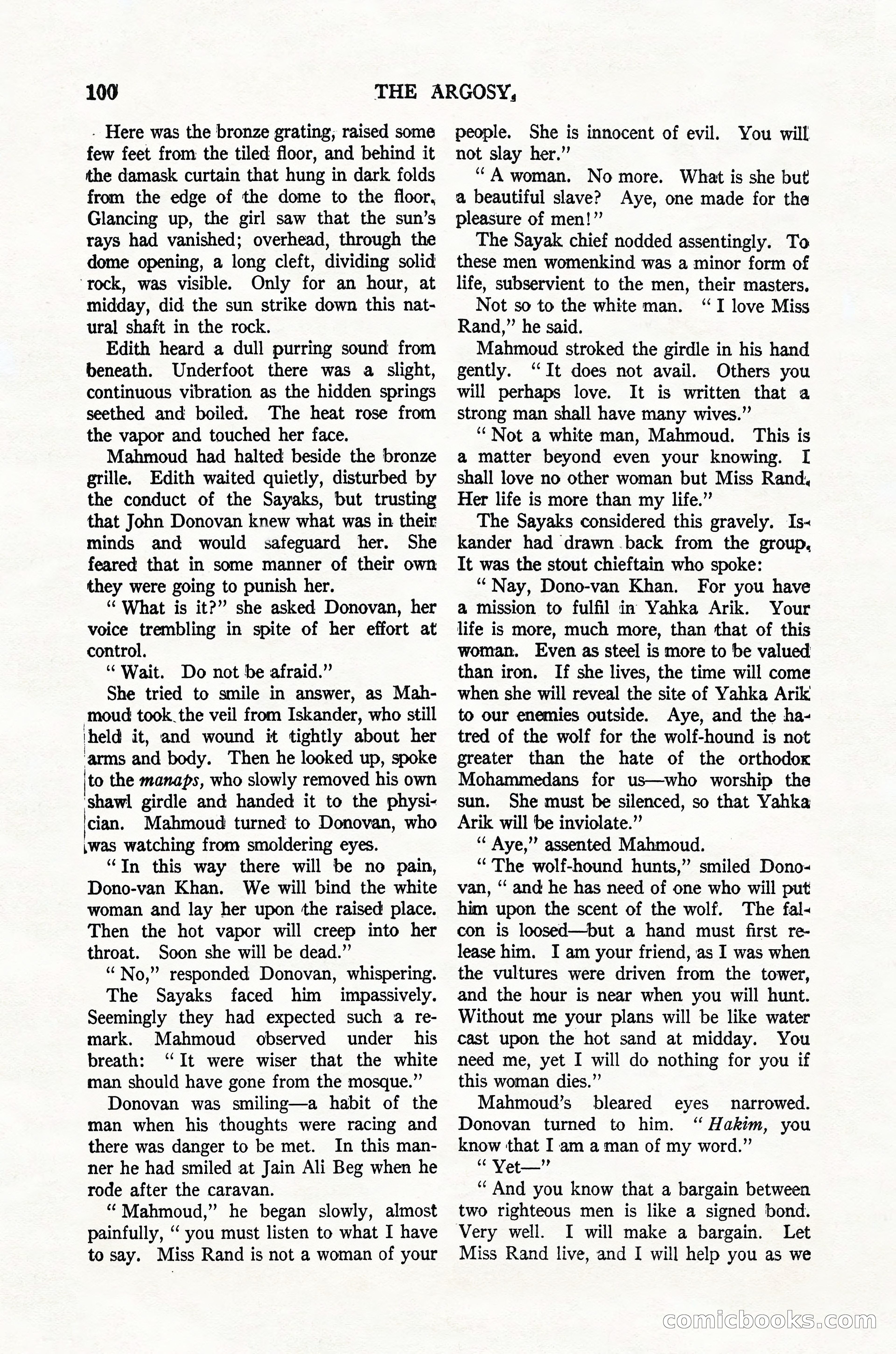 Argosy, Vol. 123, No. 1 — page 110 of 156